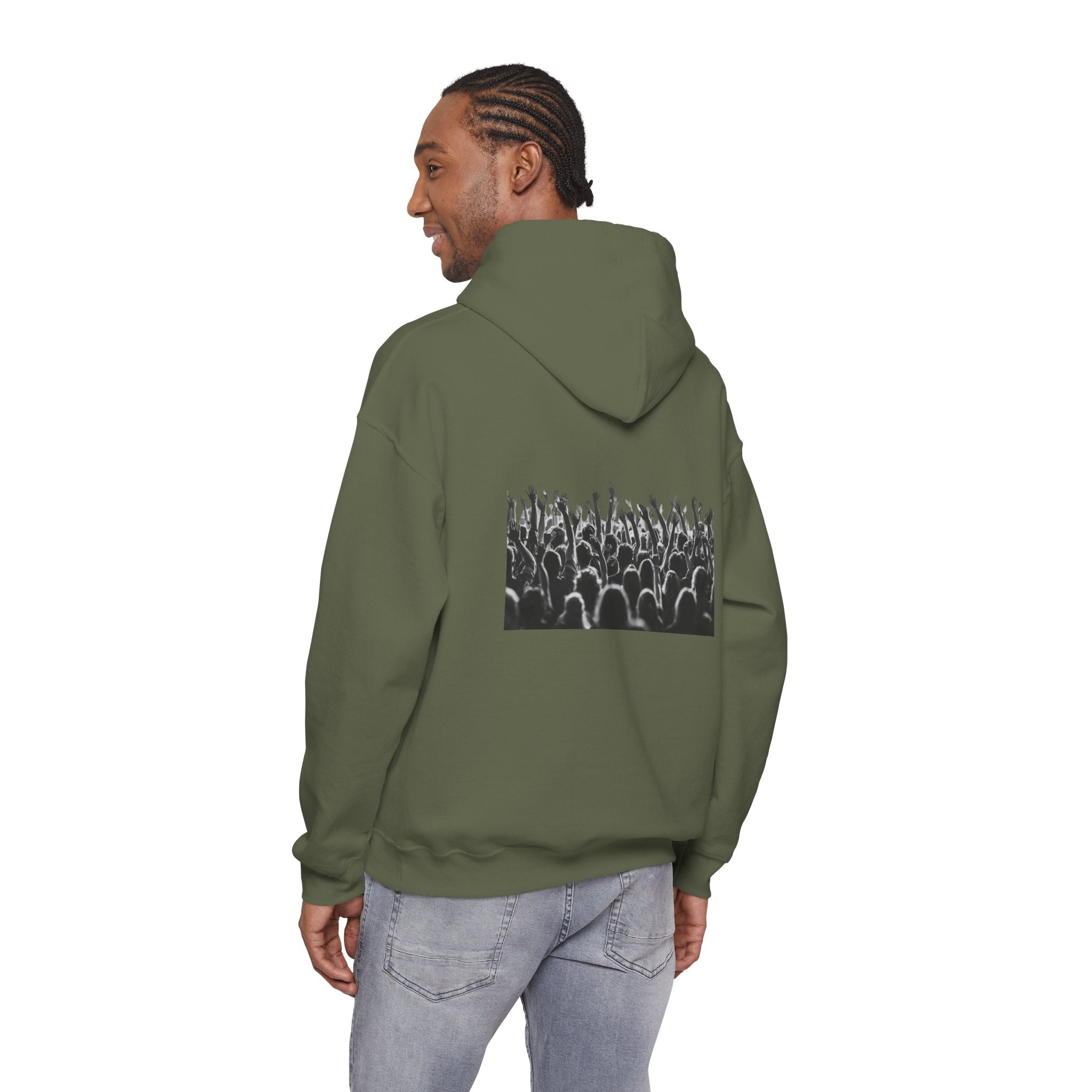 “Graphic Debut” Hoodie- Sleeve Printed Affirmation