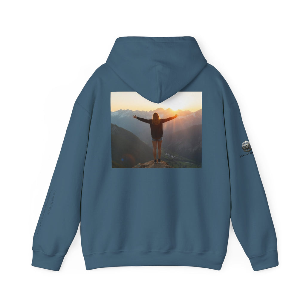 “View Point” Hoodie- Sleeve Print Affirmation