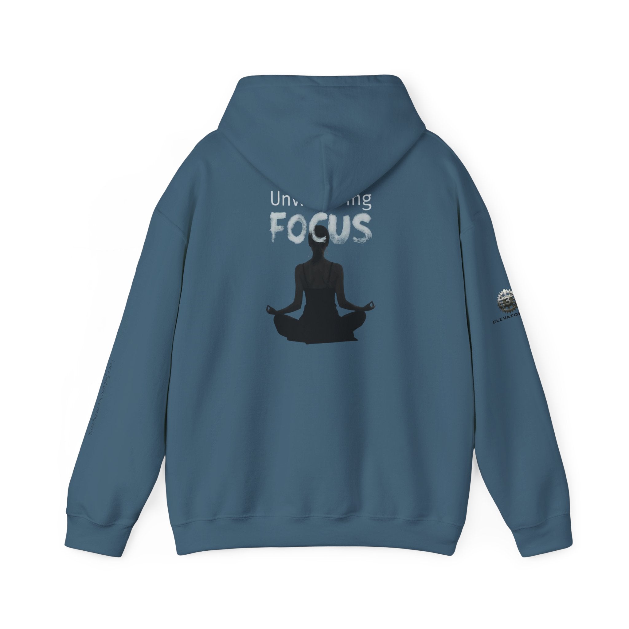 “Unwavering Focus” Hoodie- Sleeve Print Affirmation