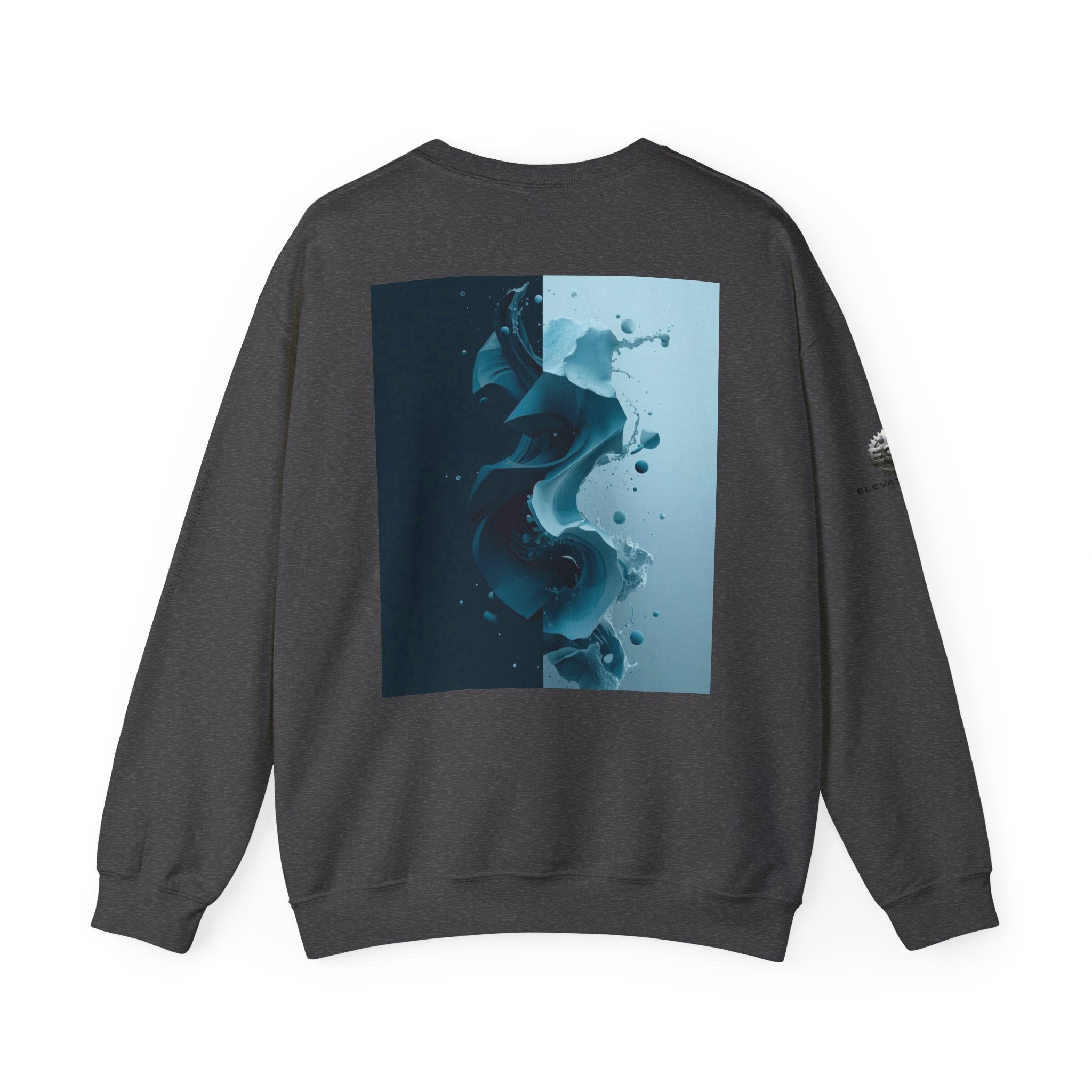 “Shifted State” Crewneck Sweatshirt- Sleeve Print Affirmation