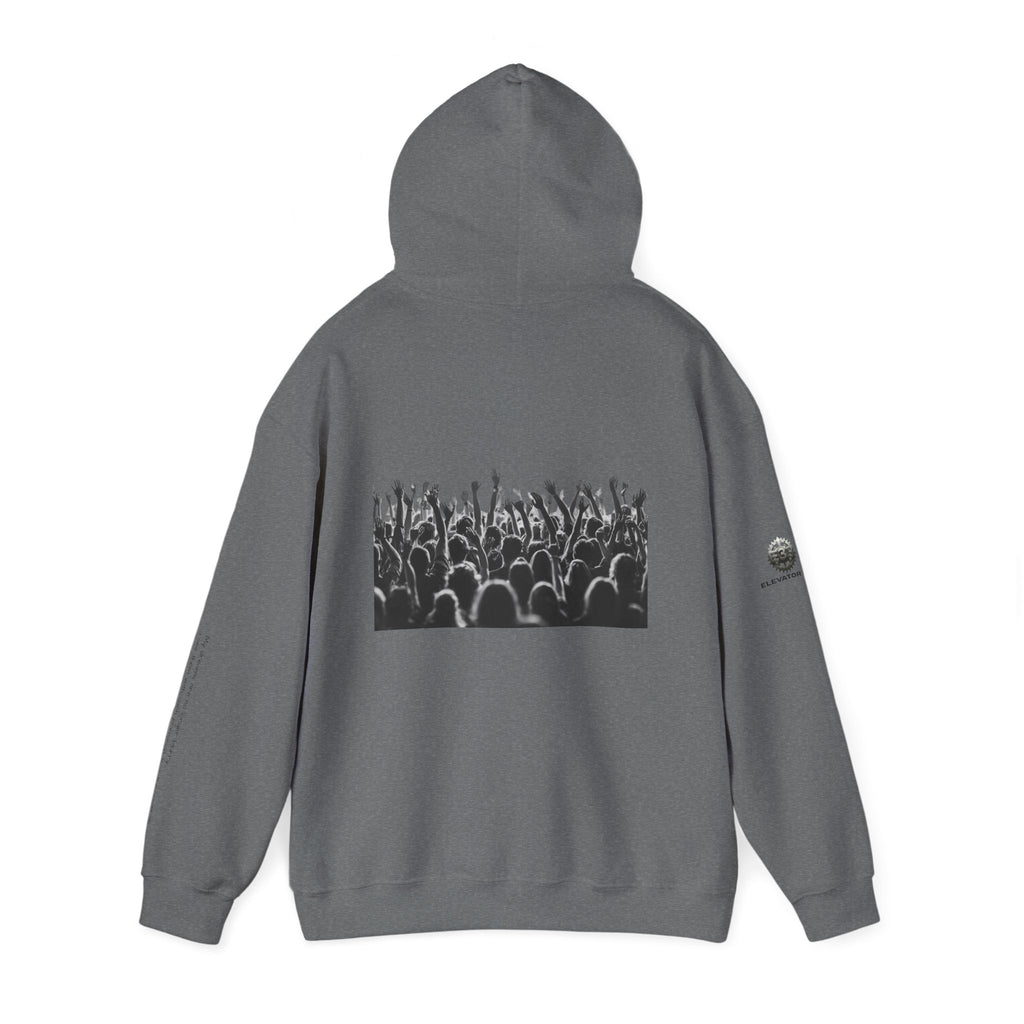 “Graphic Debut” Hoodie- Sleeve Printed Affirmation