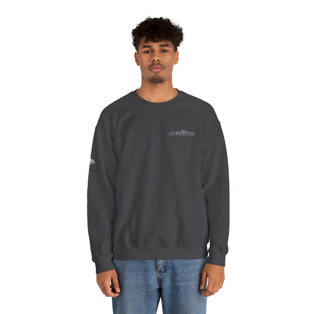 "Inner Architect" Crewneck Sweatshirt- Sleeve Printed Affirmation