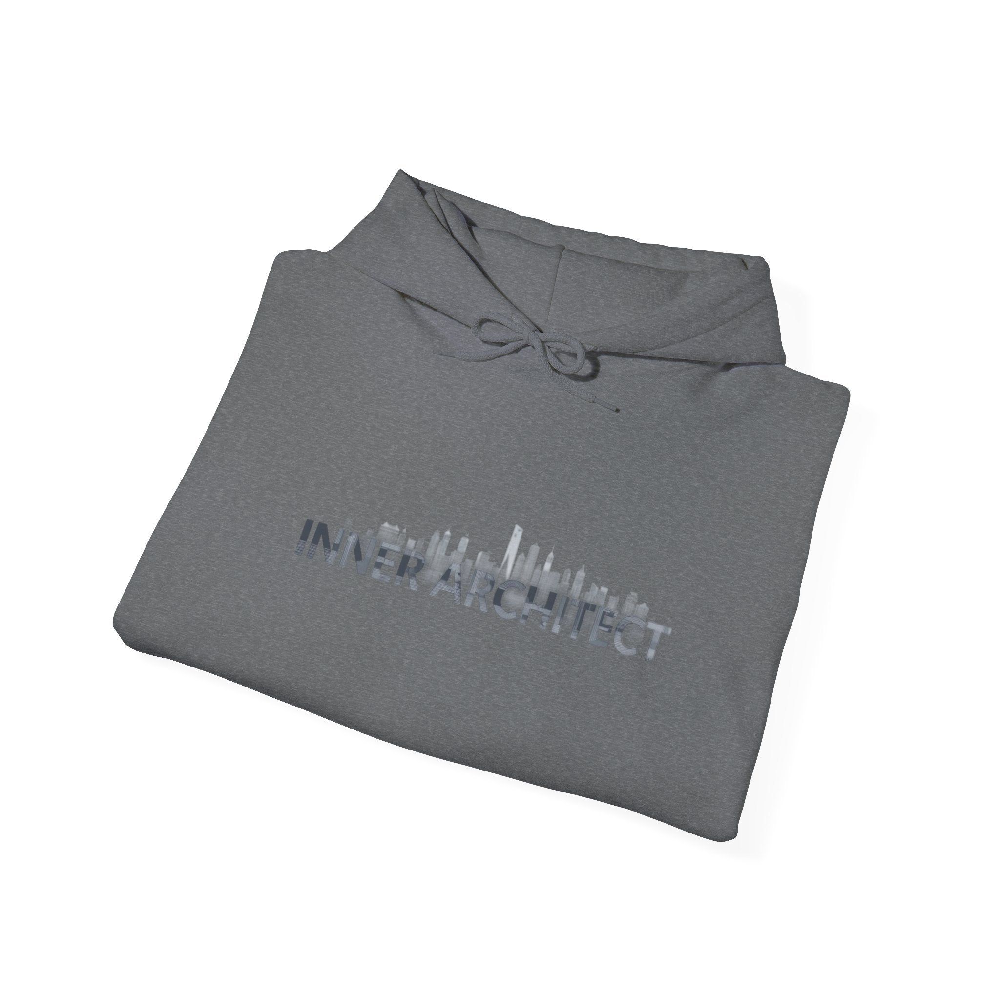 "Inner Architect" Hoodie Sweatshirt- Sleeve Printed Affirmation