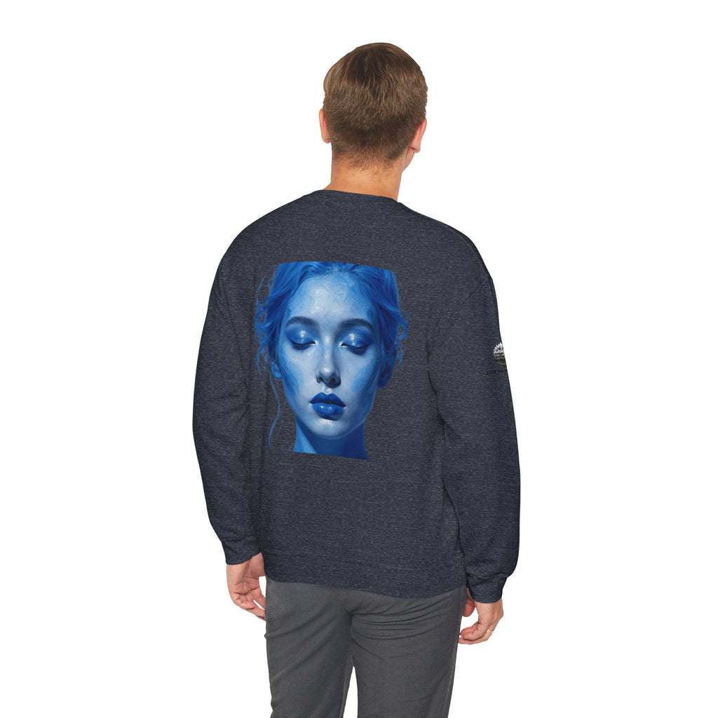 “Flow State” Crewneck Sweatshirt- Sleeve Print Affirmation
