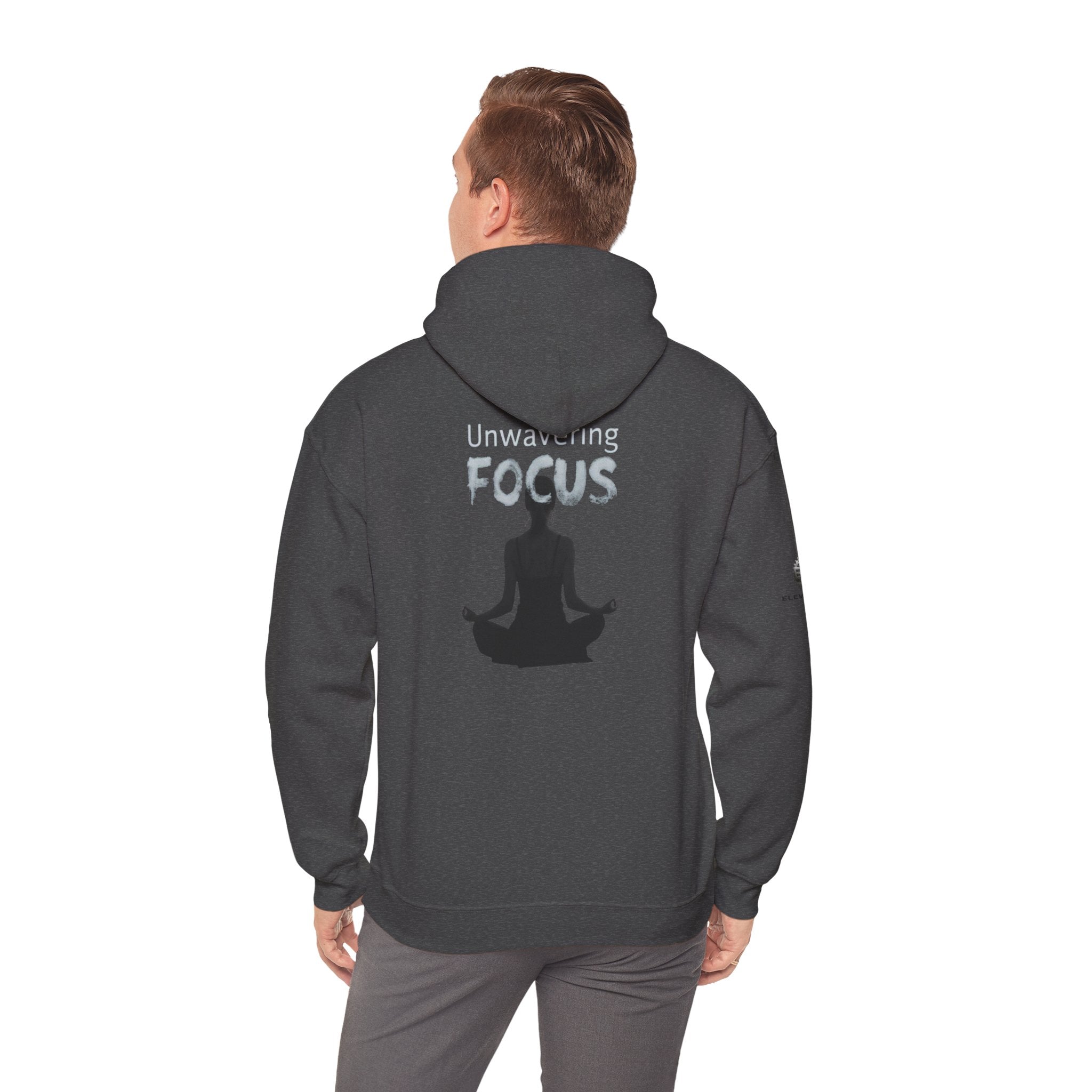“Unwavering Focus” Hoodie- Sleeve Print Affirmation
