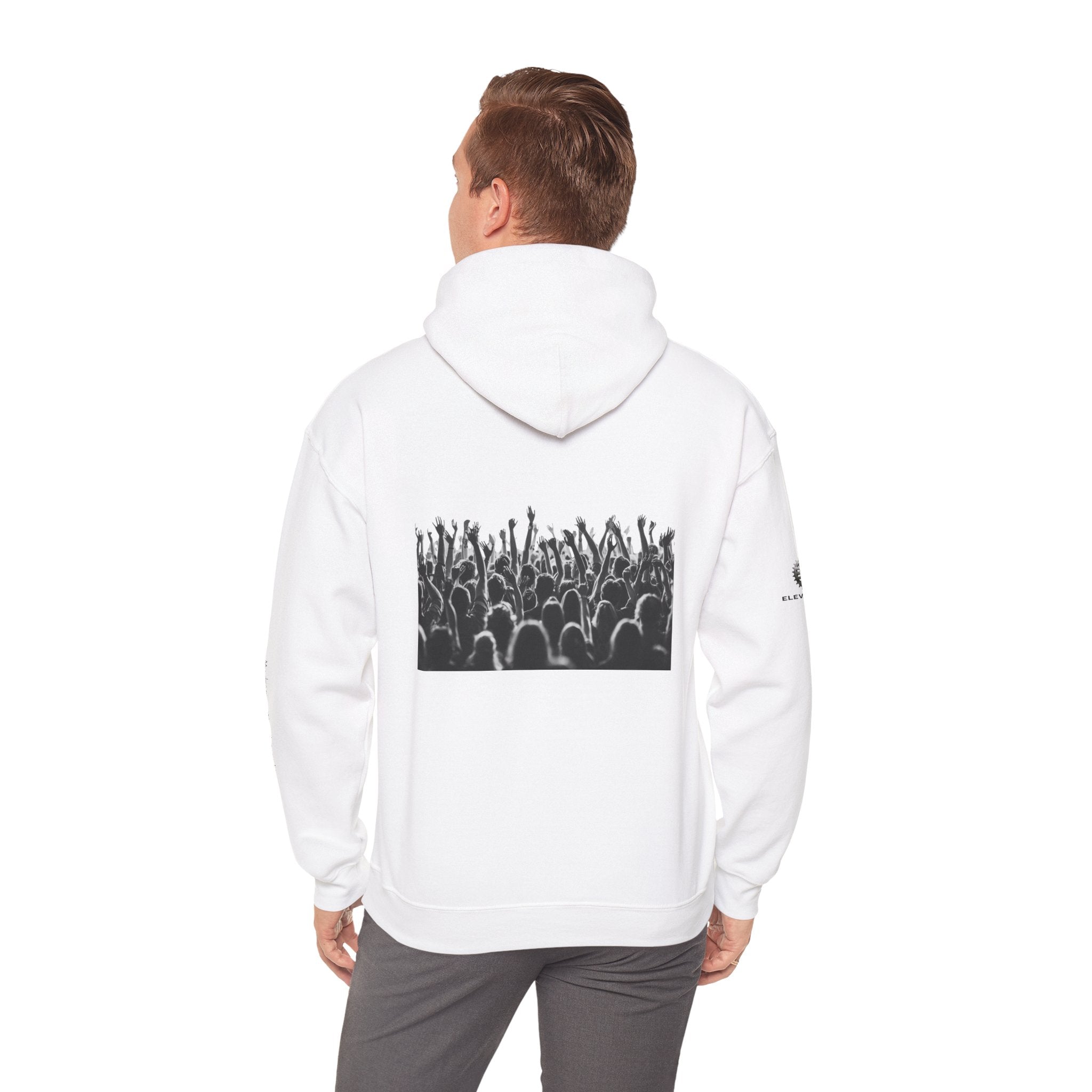 “Graphic Debut” Hoodie- Sleeve Printed Affirmation