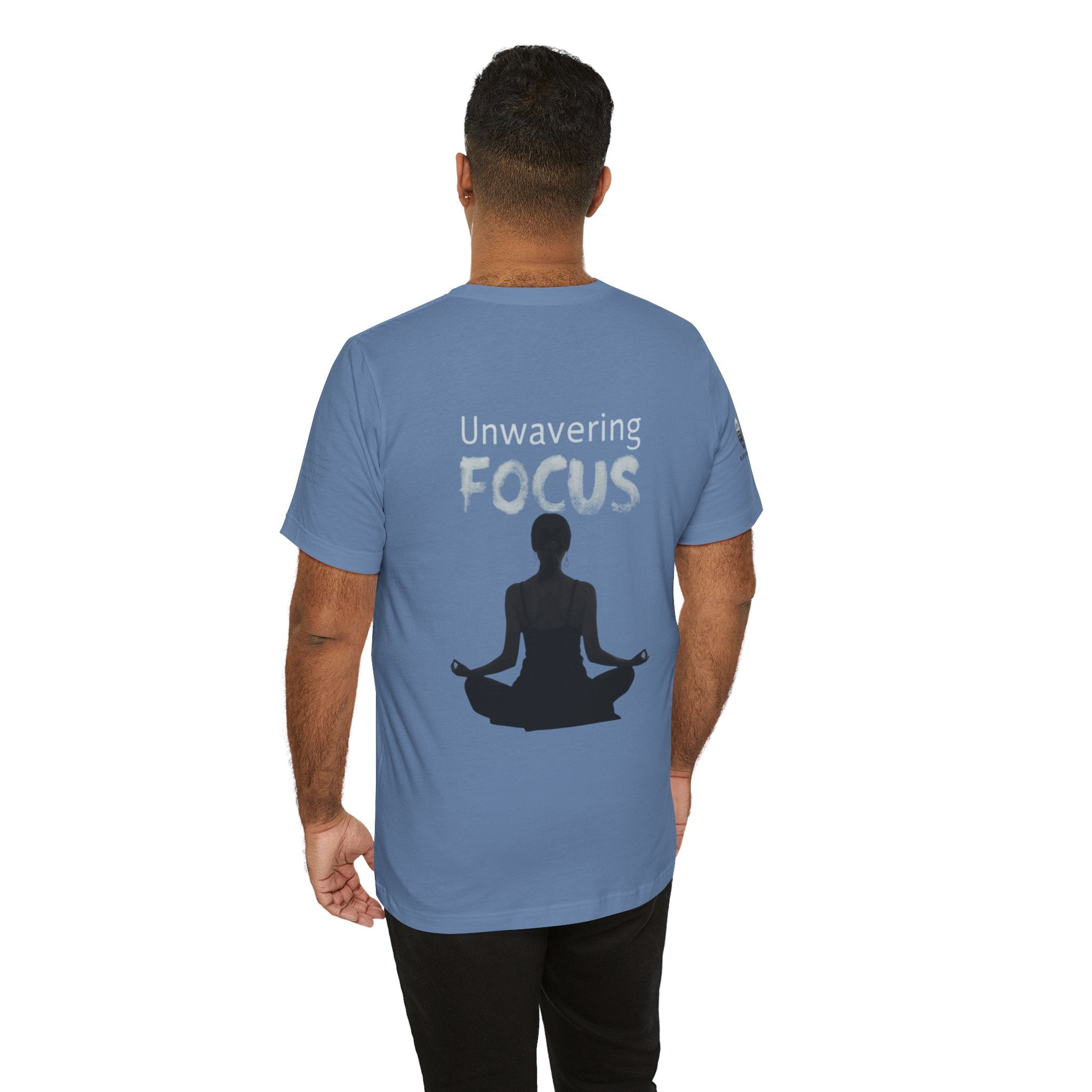 Unwavering Focus Tee — Affirmation Sleeve Graphic T-Shirt