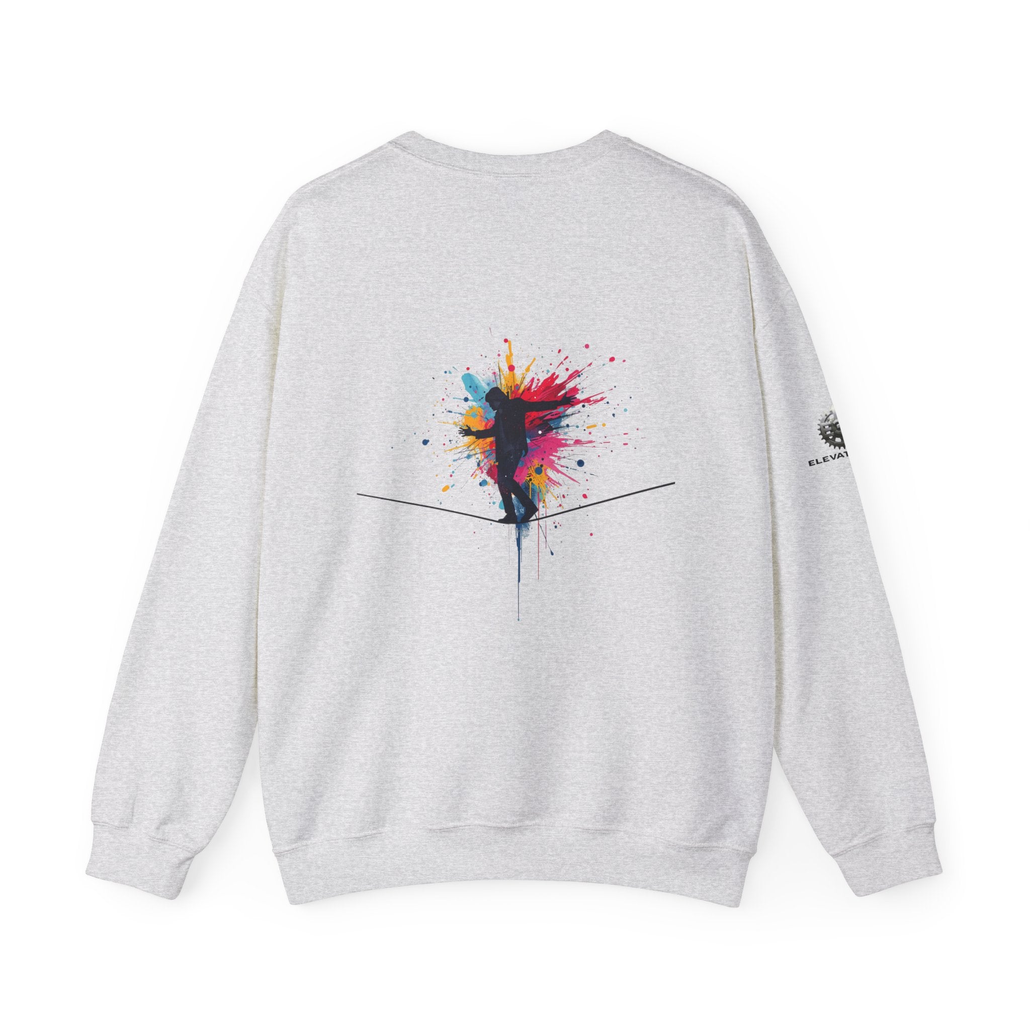 “Alignment > Effort” Crewneck Sweatshirt- Sleeve Print Affirmation