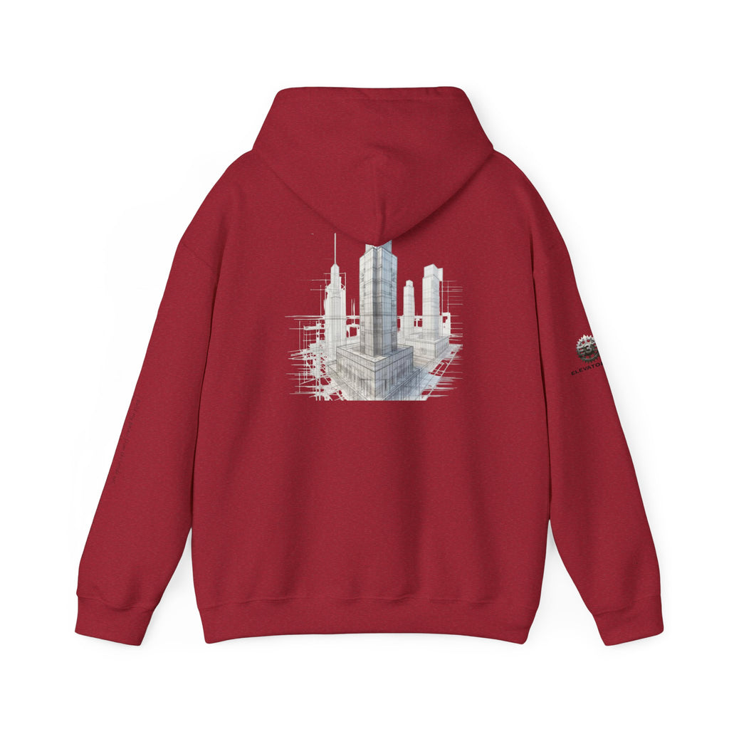 "Inner Architect" Hoodie Sweatshirt- Sleeve Printed Affirmation