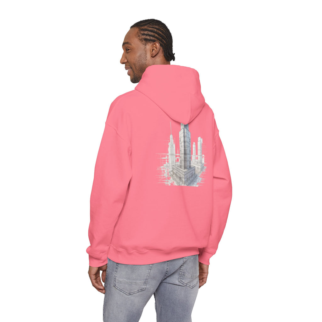 "Inner Architect" Hoodie Sweatshirt- Sleeve Printed Affirmation