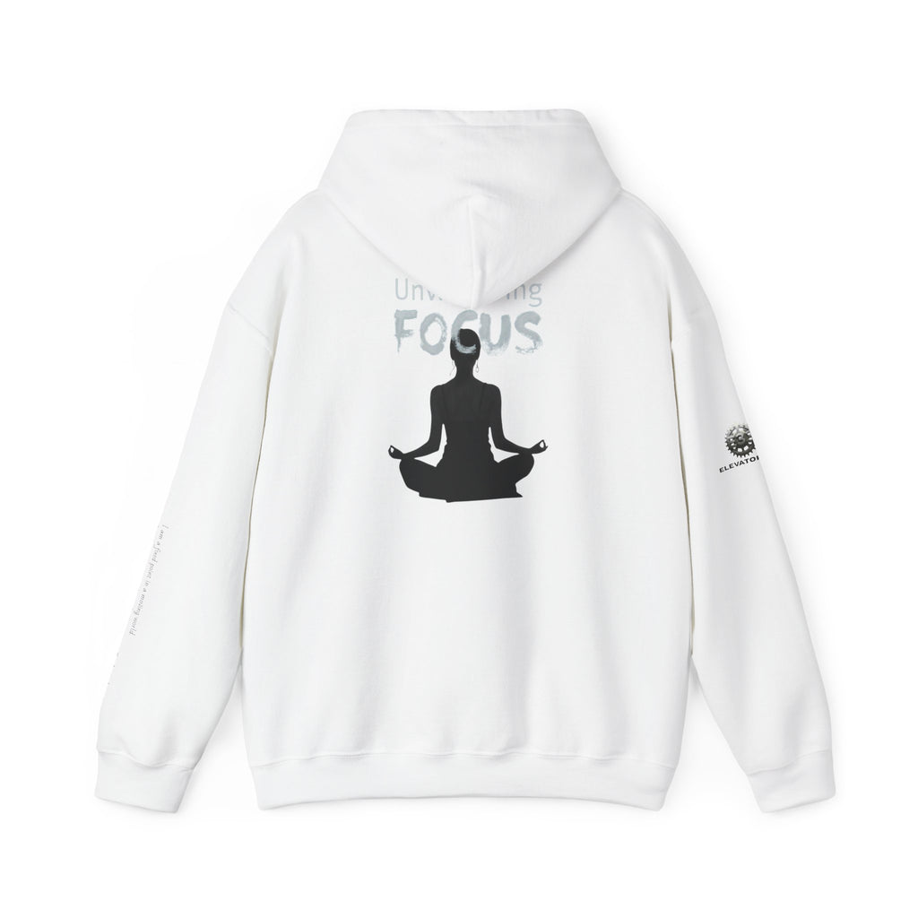 “Unwavering Focus” Hoodie- Sleeve Print Affirmation
