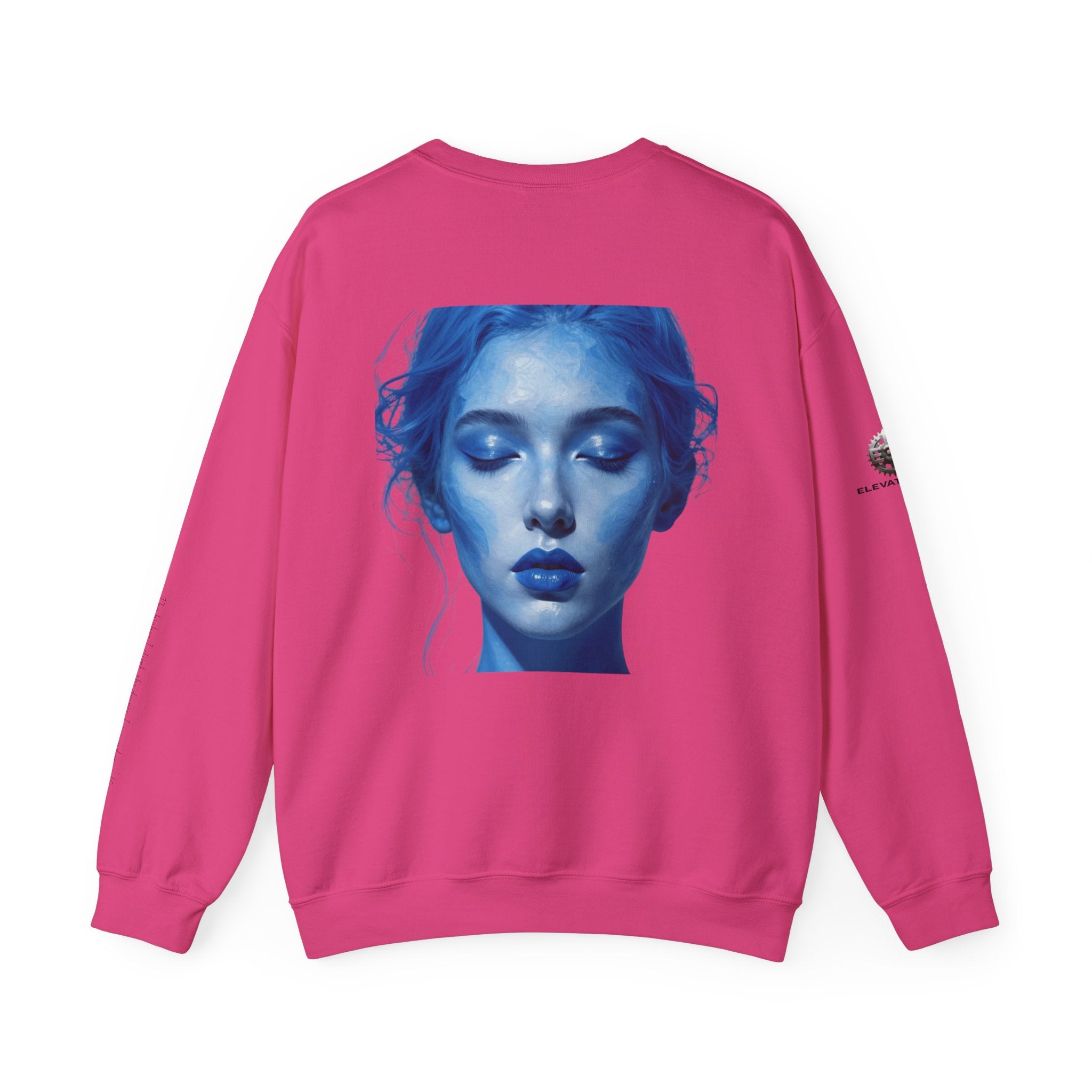 “Flow State” Crewneck Sweatshirt- Sleeve Print Affirmation