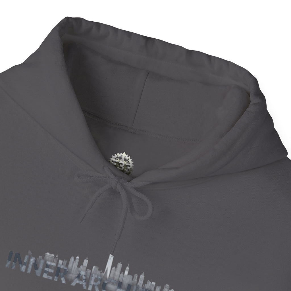 "Inner Architect" Hoodie Sweatshirt- Sleeve Printed Affirmation