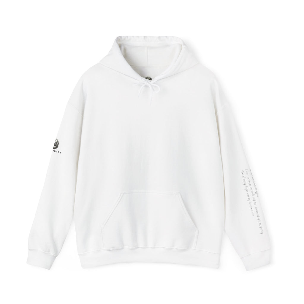 “Core Radiance” Hoodie-  Sleeve Print Affirmation