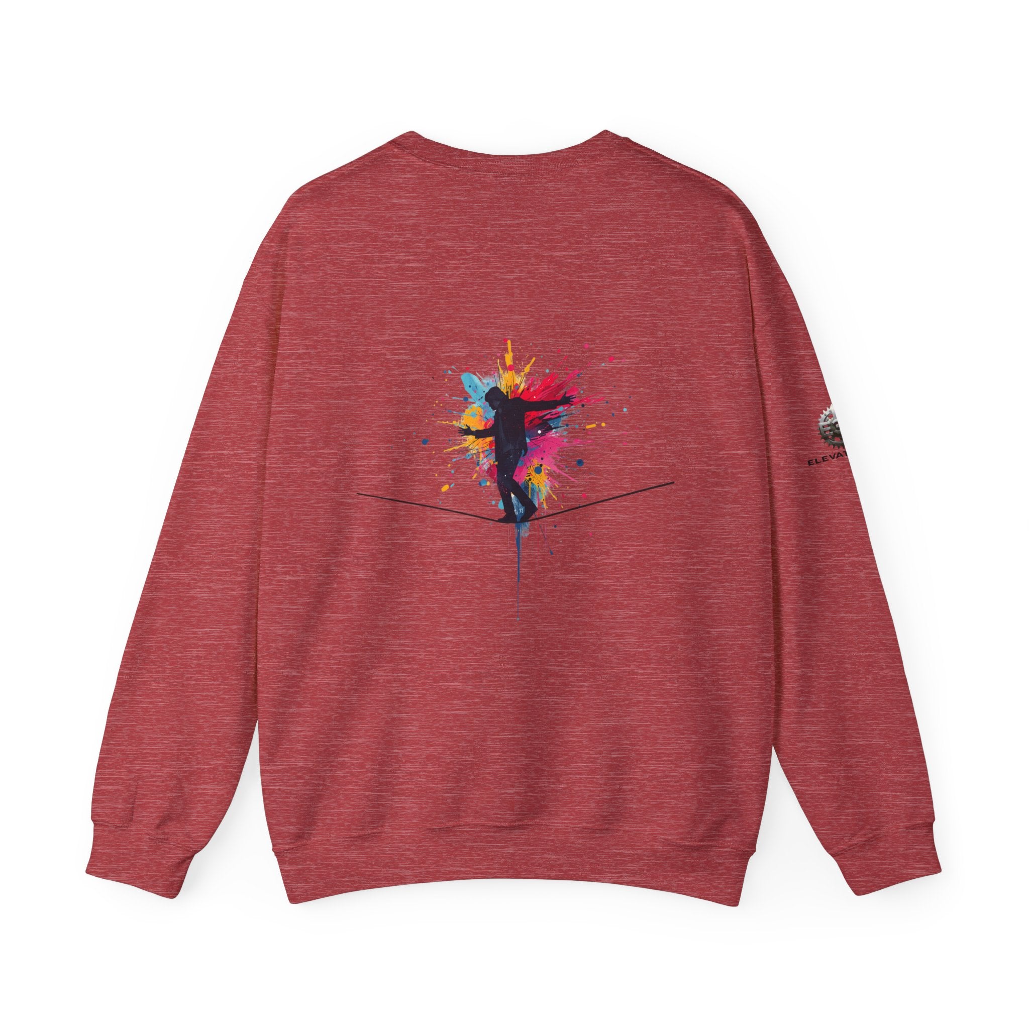 “Alignment > Effort” Crewneck Sweatshirt- Sleeve Print Affirmation