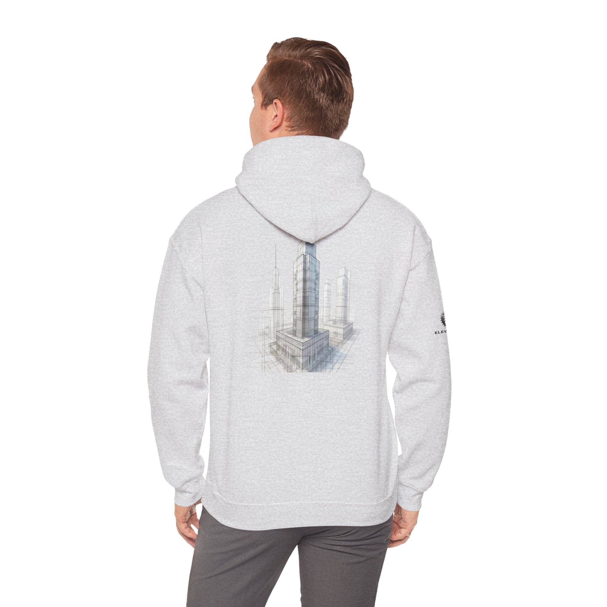"Inner Architect" Hoodie Sweatshirt- Sleeve Printed Affirmation
