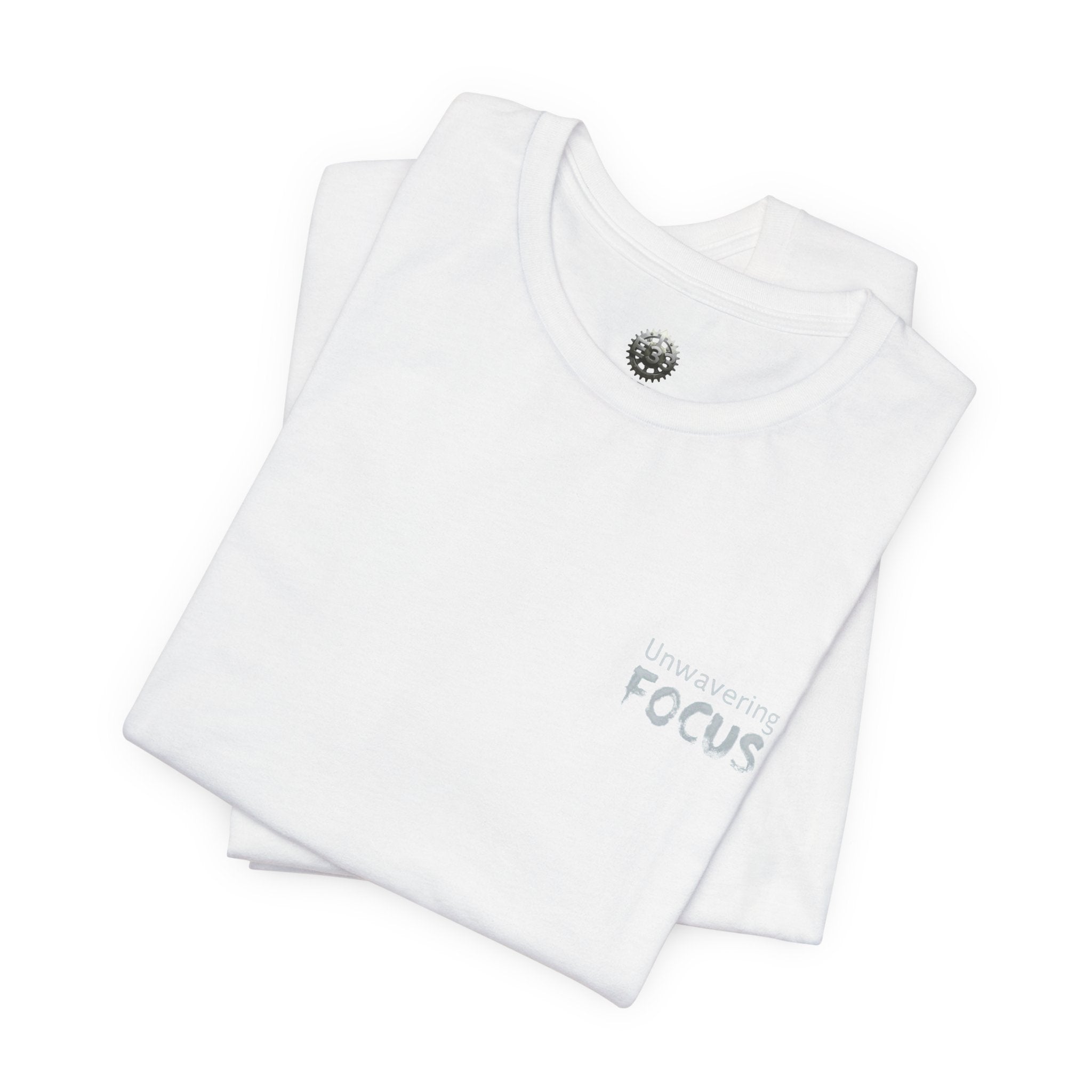 Unwavering Focus Tee — Affirmation Sleeve Graphic T-Shirt