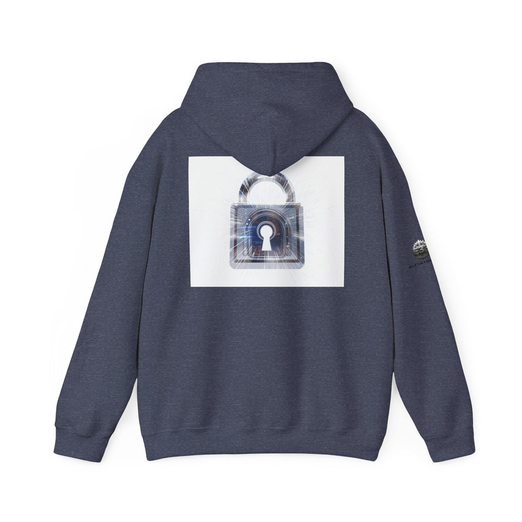 “Source Lock” Hoodie Sweatshirt- Sleeve Print Affirmation