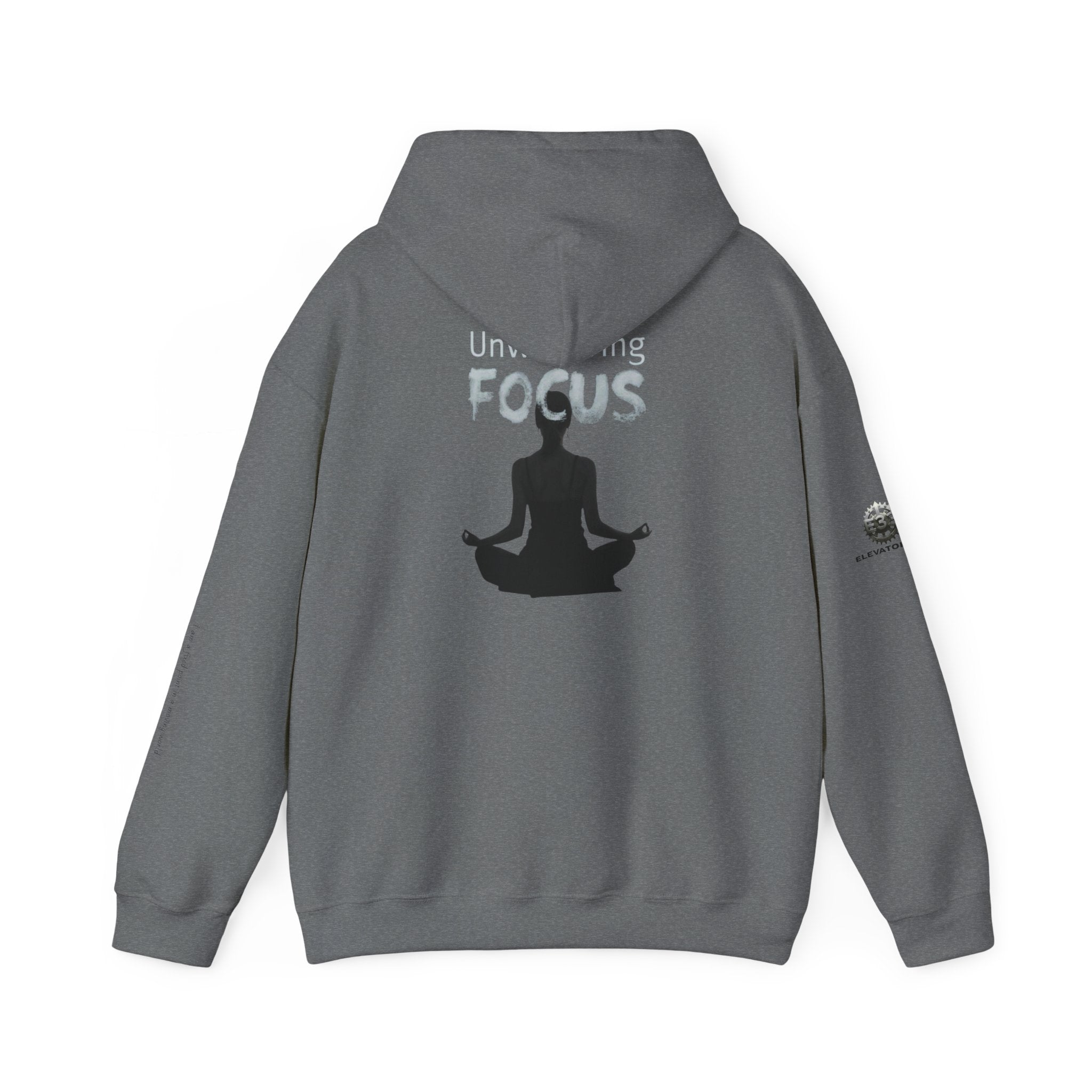 “Unwavering Focus” Hoodie- Sleeve Print Affirmation