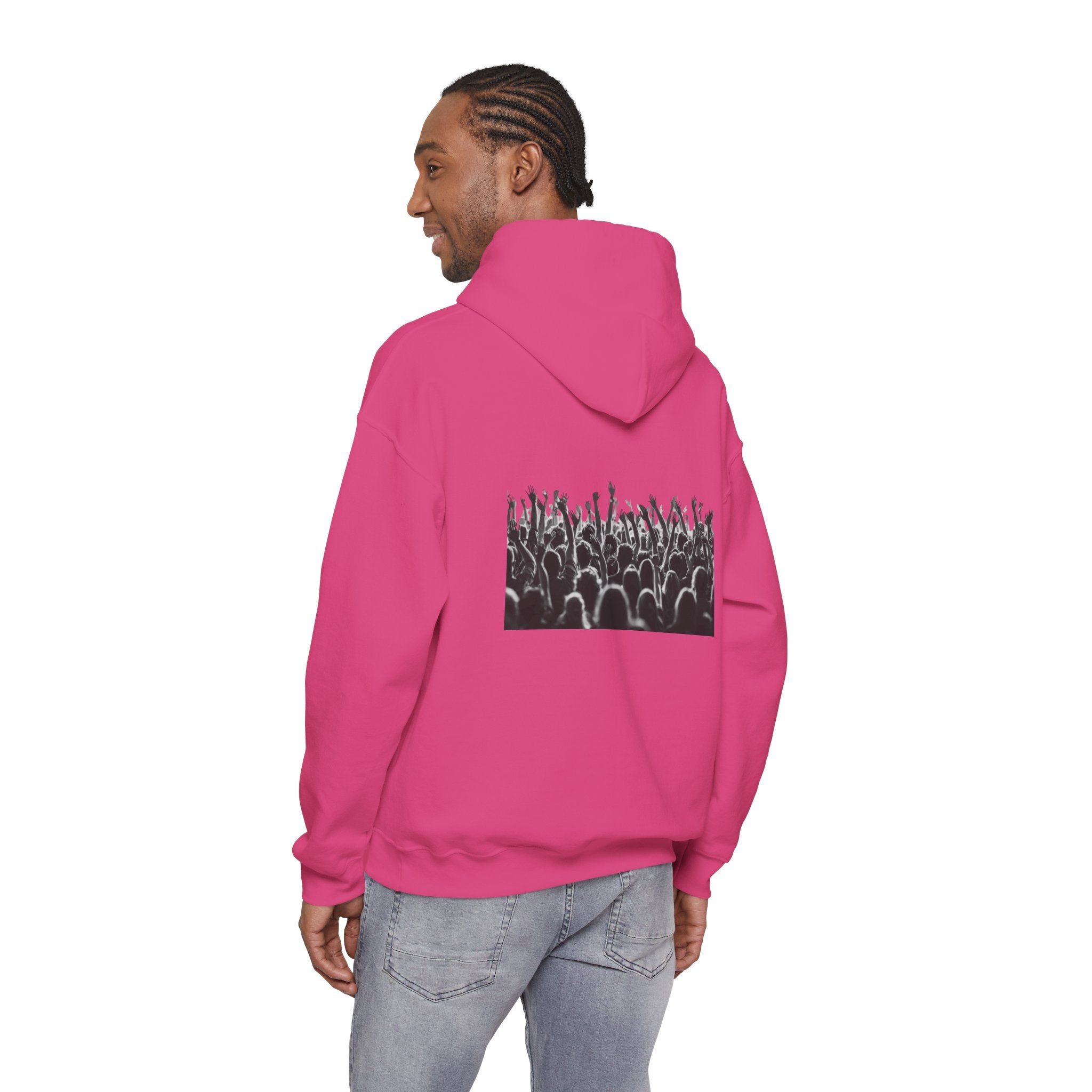 “Graphic Debut” Hoodie- Sleeve Printed Affirmation