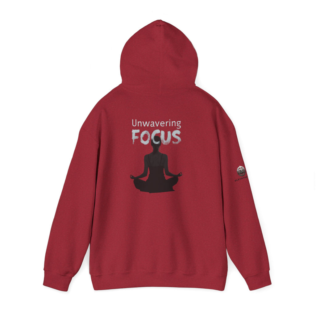 “Unwavering Focus” Hoodie- Sleeve Print Affirmation