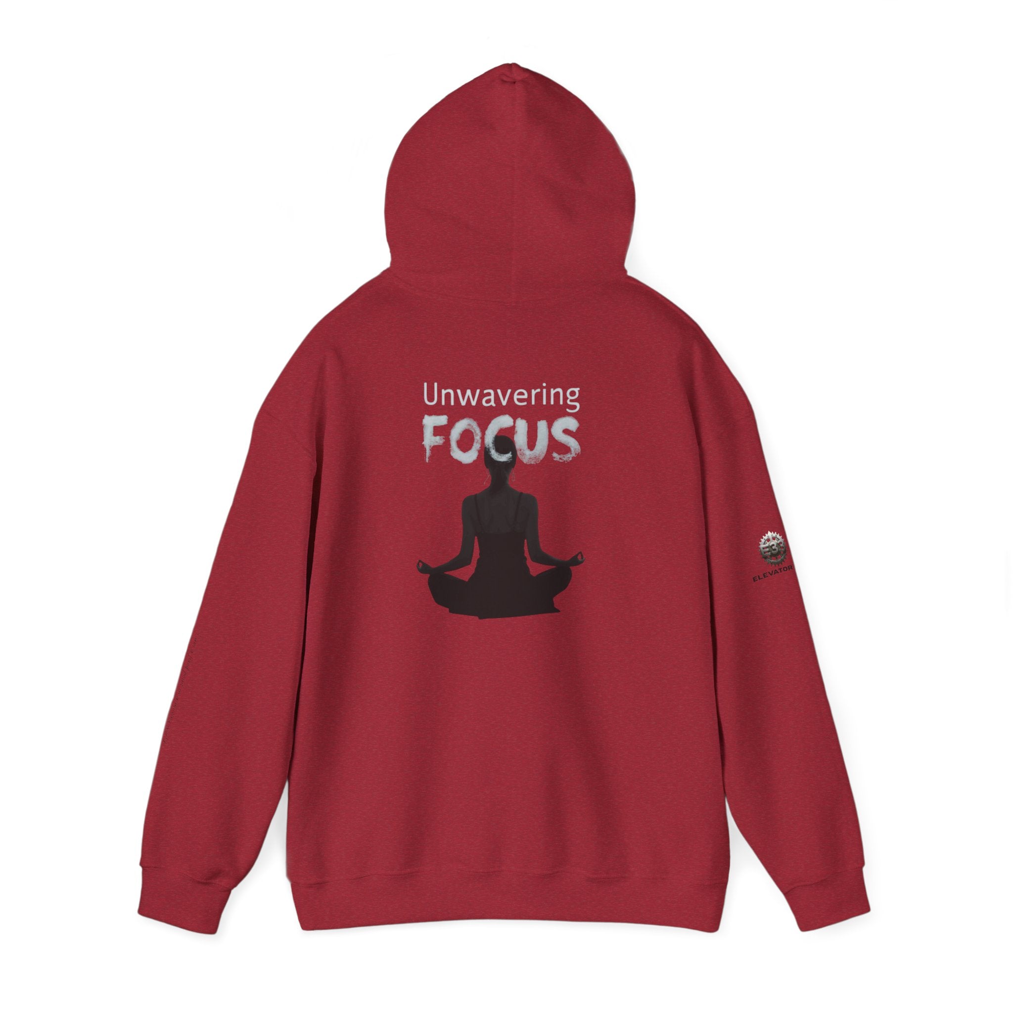 “Unwavering Focus” Hoodie- Sleeve Print Affirmation