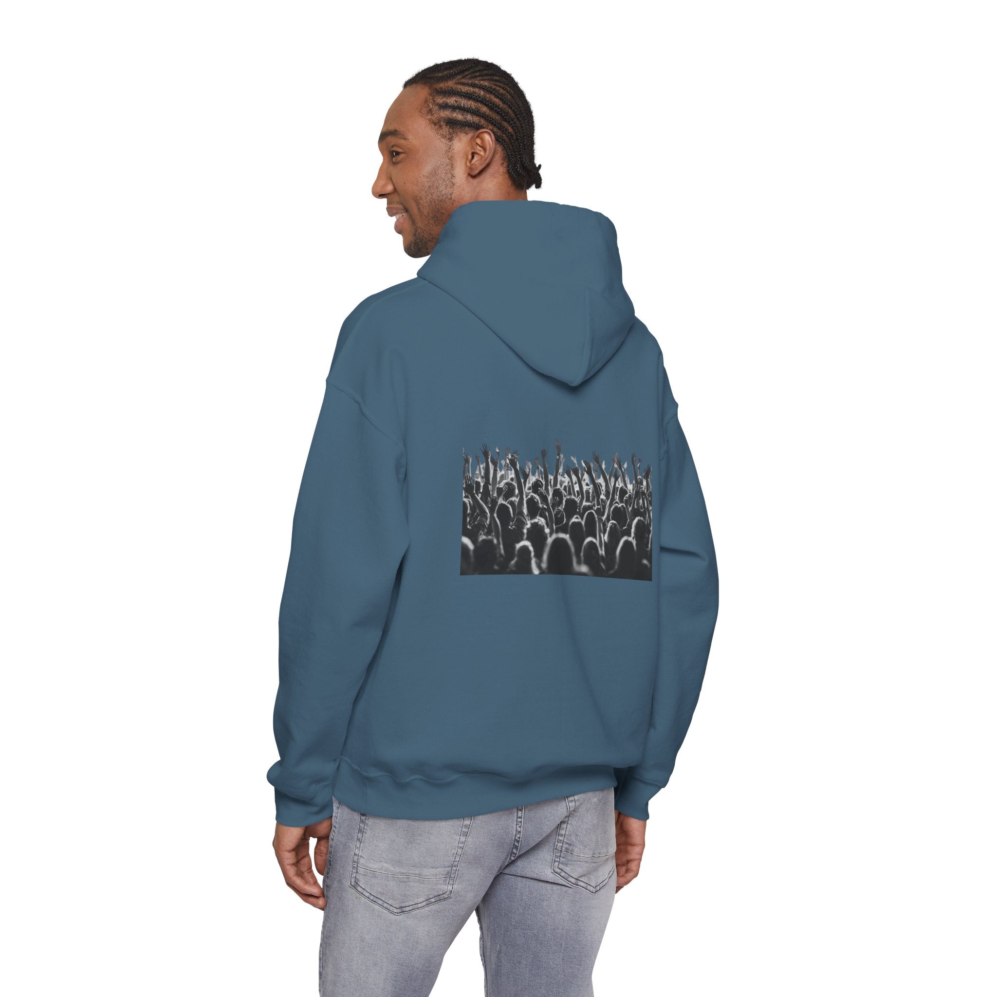 “Graphic Debut” Hoodie- Sleeve Printed Affirmation