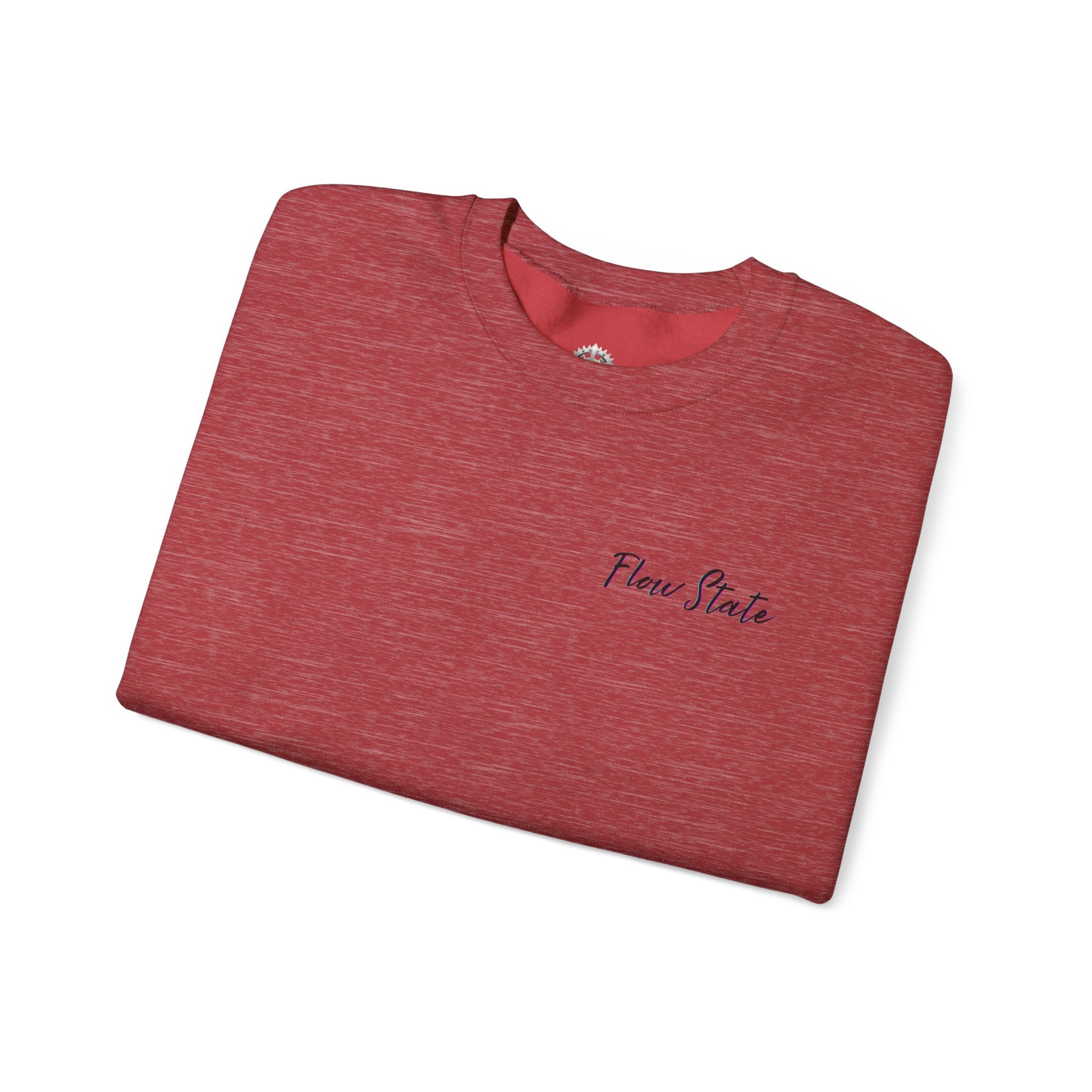 “Flow State” Crewneck Sweatshirt- Sleeve Print Affirmation