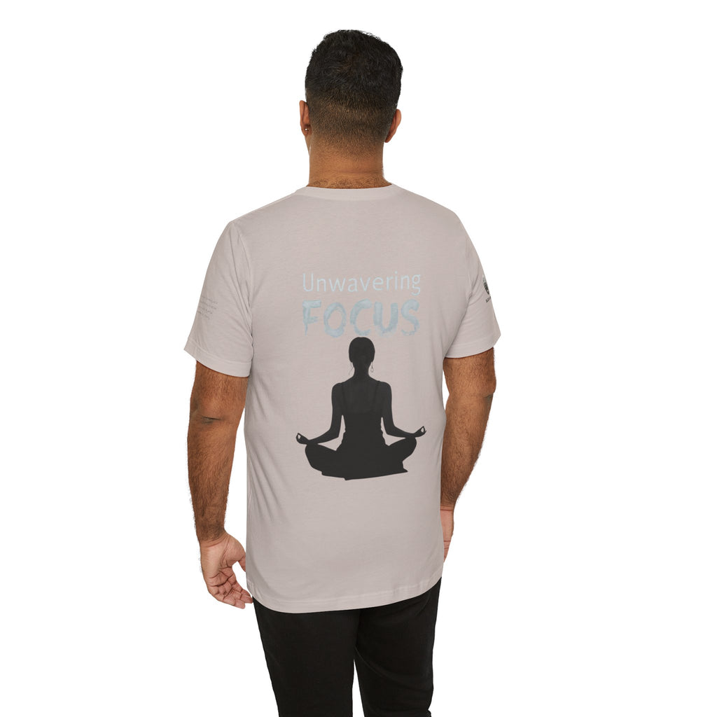 Unwavering Focus Tee — Affirmation Sleeve Graphic T-Shirt