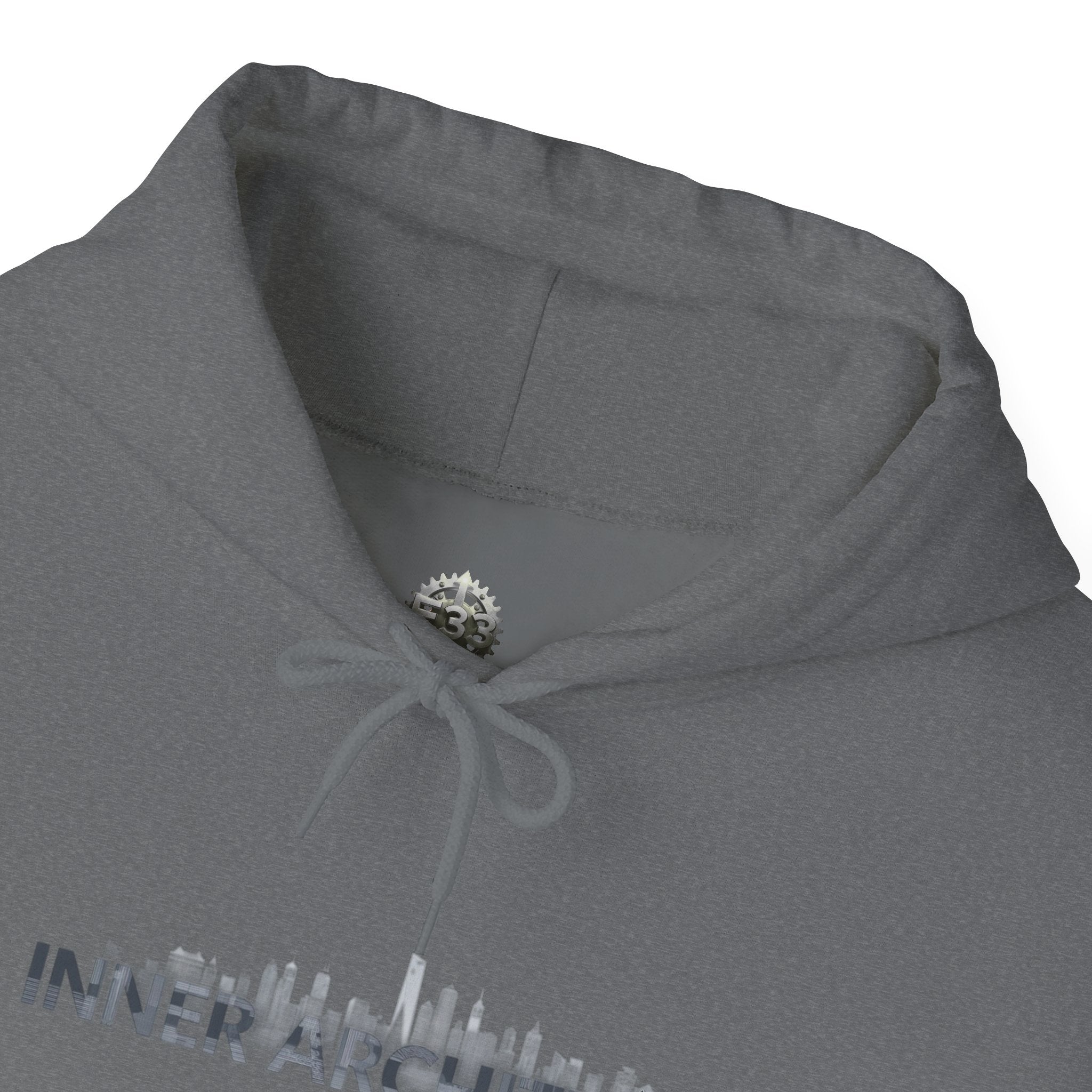 "Inner Architect" Hoodie Sweatshirt- Sleeve Printed Affirmation