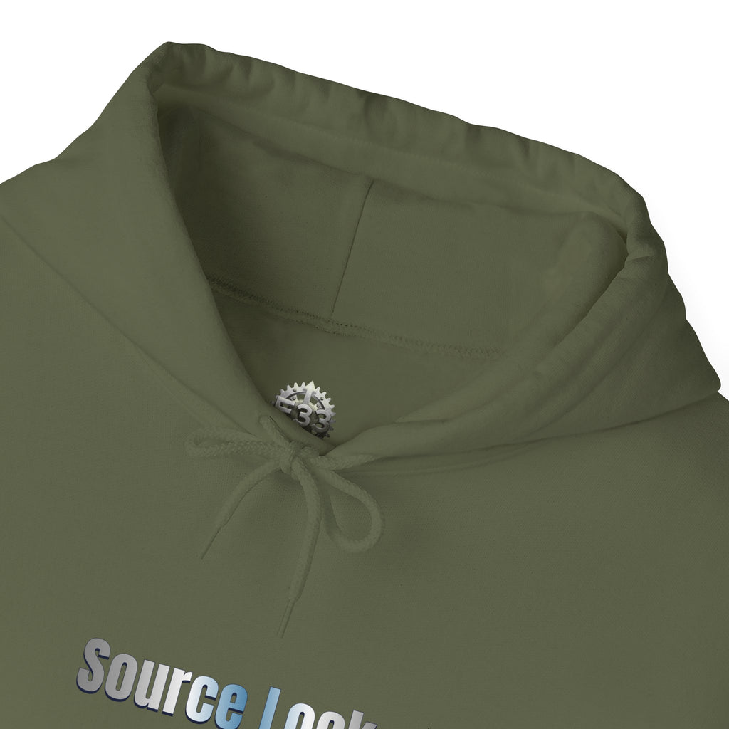 “Source Lock” Hoodie Sweatshirt- Sleeve Print Affirmation