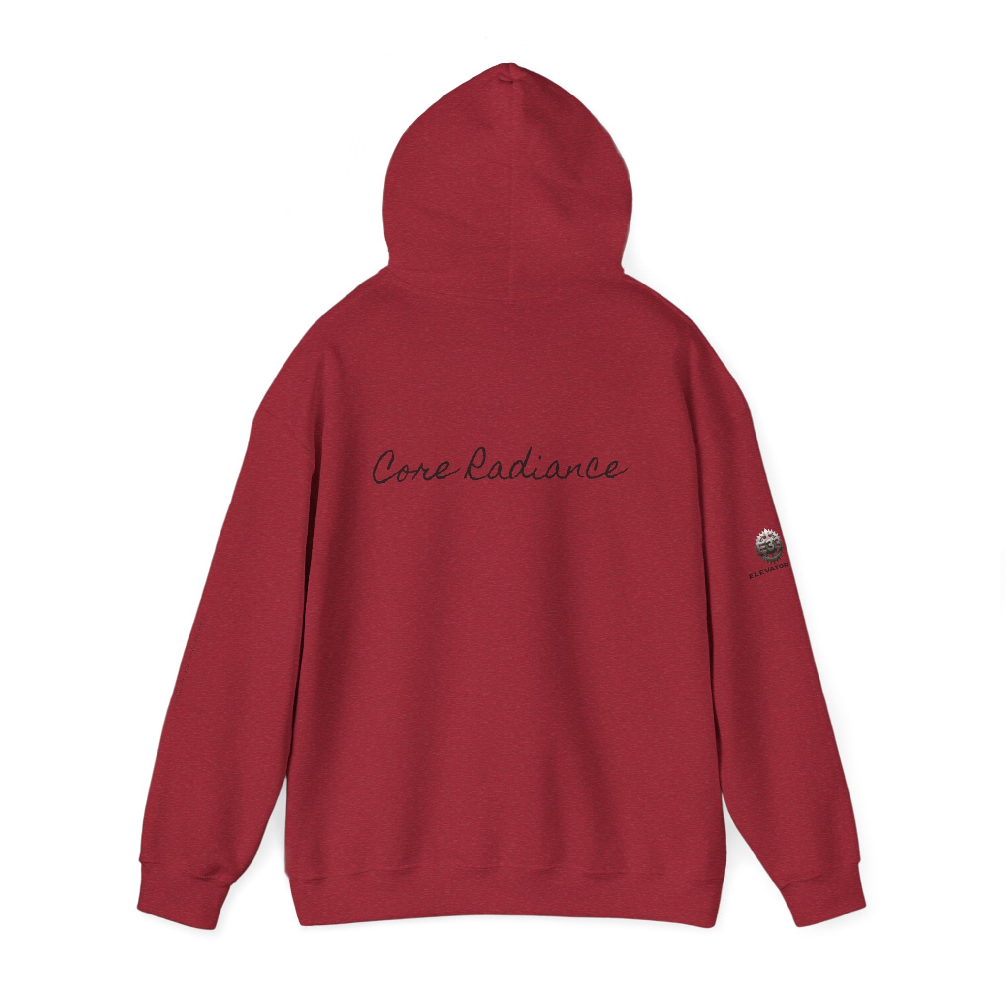 “Core Radiance” Hoodie-  Sleeve Print Affirmation