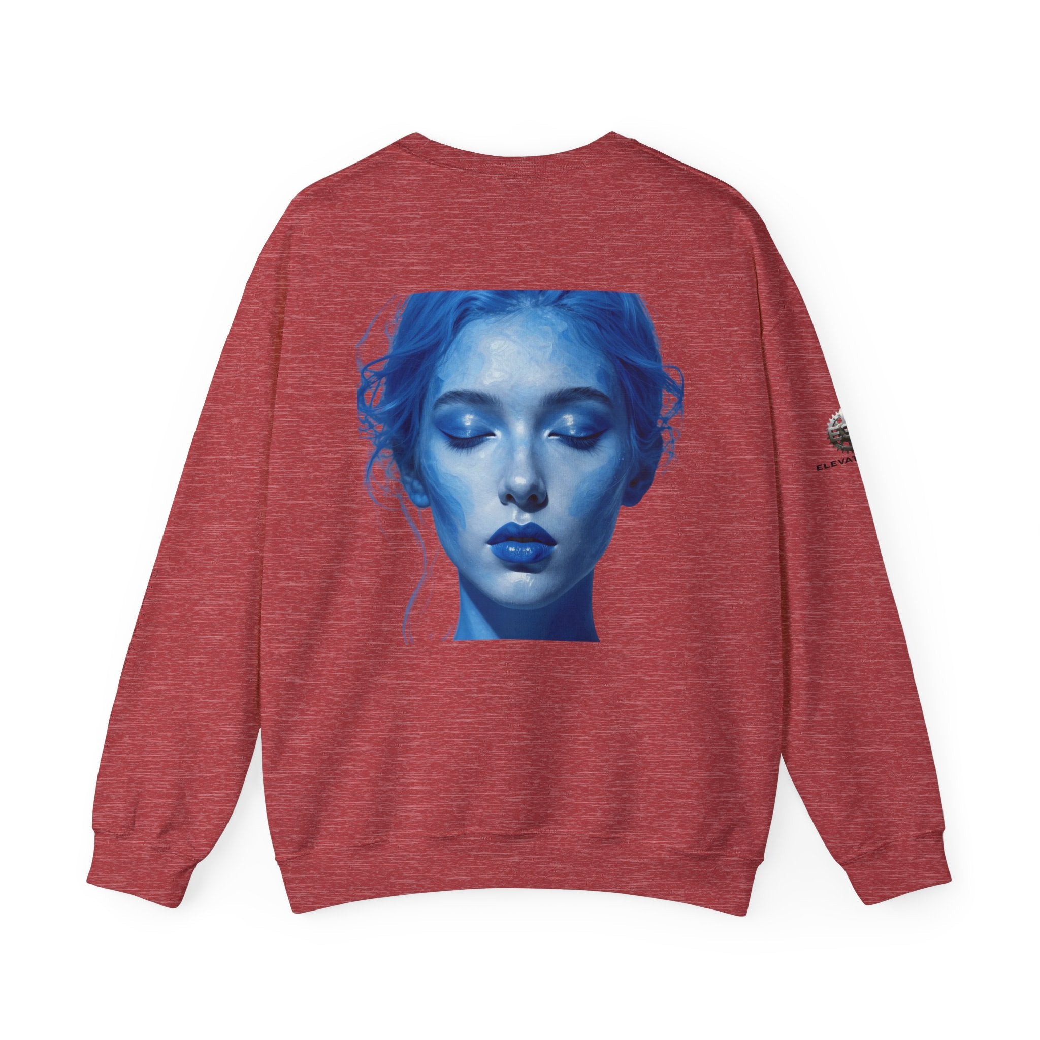 “Flow State” Crewneck Sweatshirt- Sleeve Print Affirmation