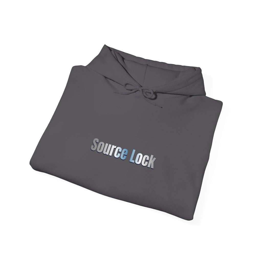 “Source Lock” Hoodie Sweatshirt- Sleeve Print Affirmation
