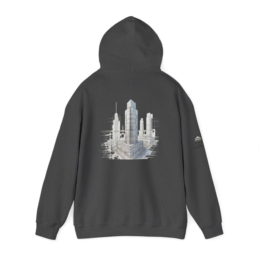 "Inner Architect" Hoodie Sweatshirt- Sleeve Printed Affirmation