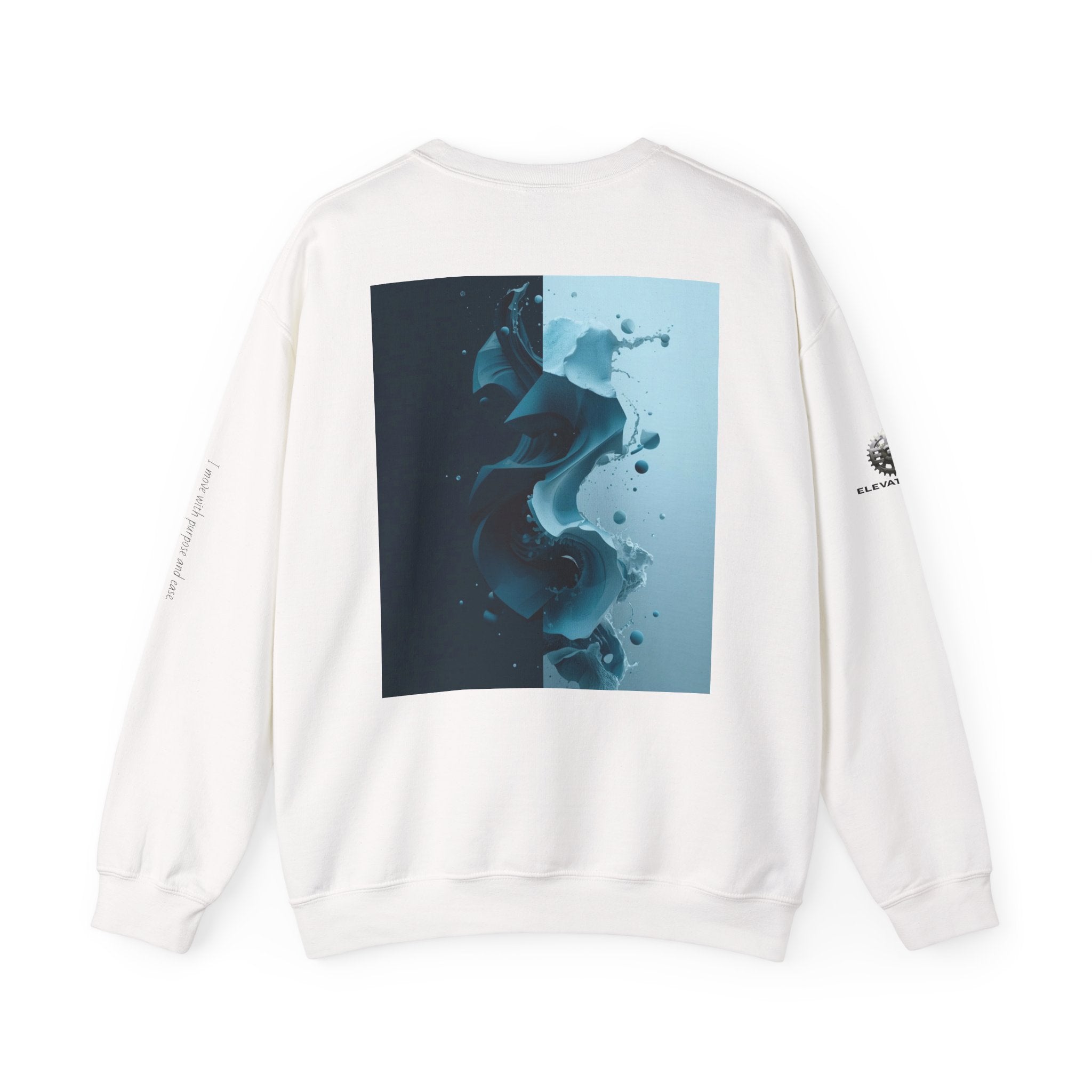 “Shifted State” Crewneck Sweatshirt- Sleeve Print Affirmation