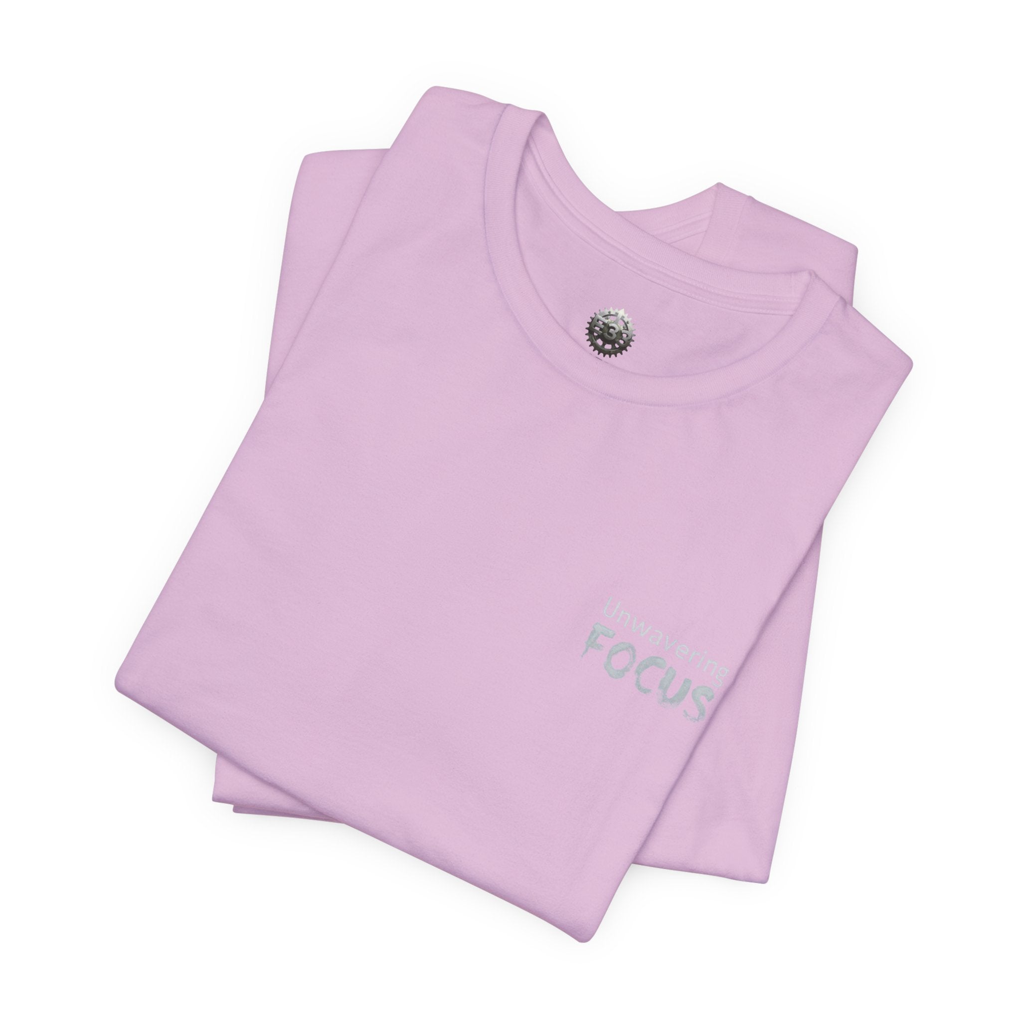 Unwavering Focus Tee — Affirmation Sleeve Graphic T-Shirt