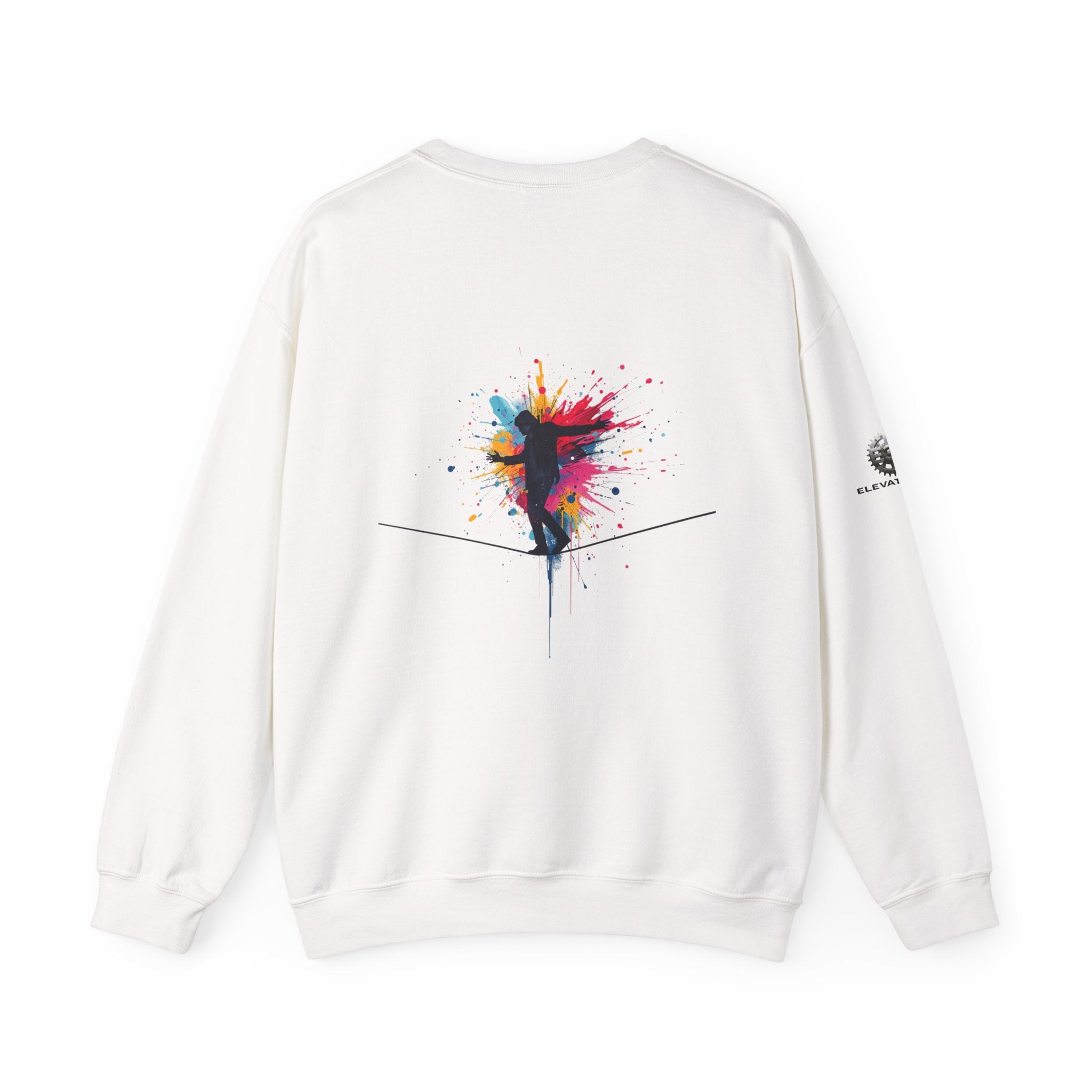 “Alignment > Effort” Crewneck Sweatshirt- Sleeve Print Affirmation