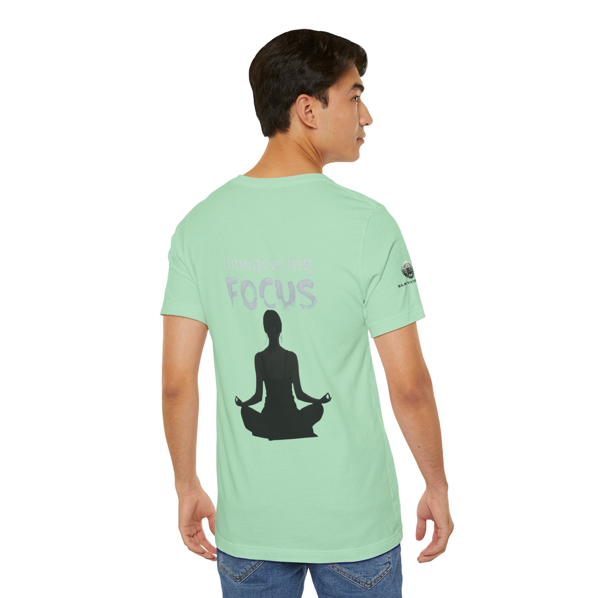 Unwavering Focus Tee — Affirmation Sleeve Graphic T-Shirt