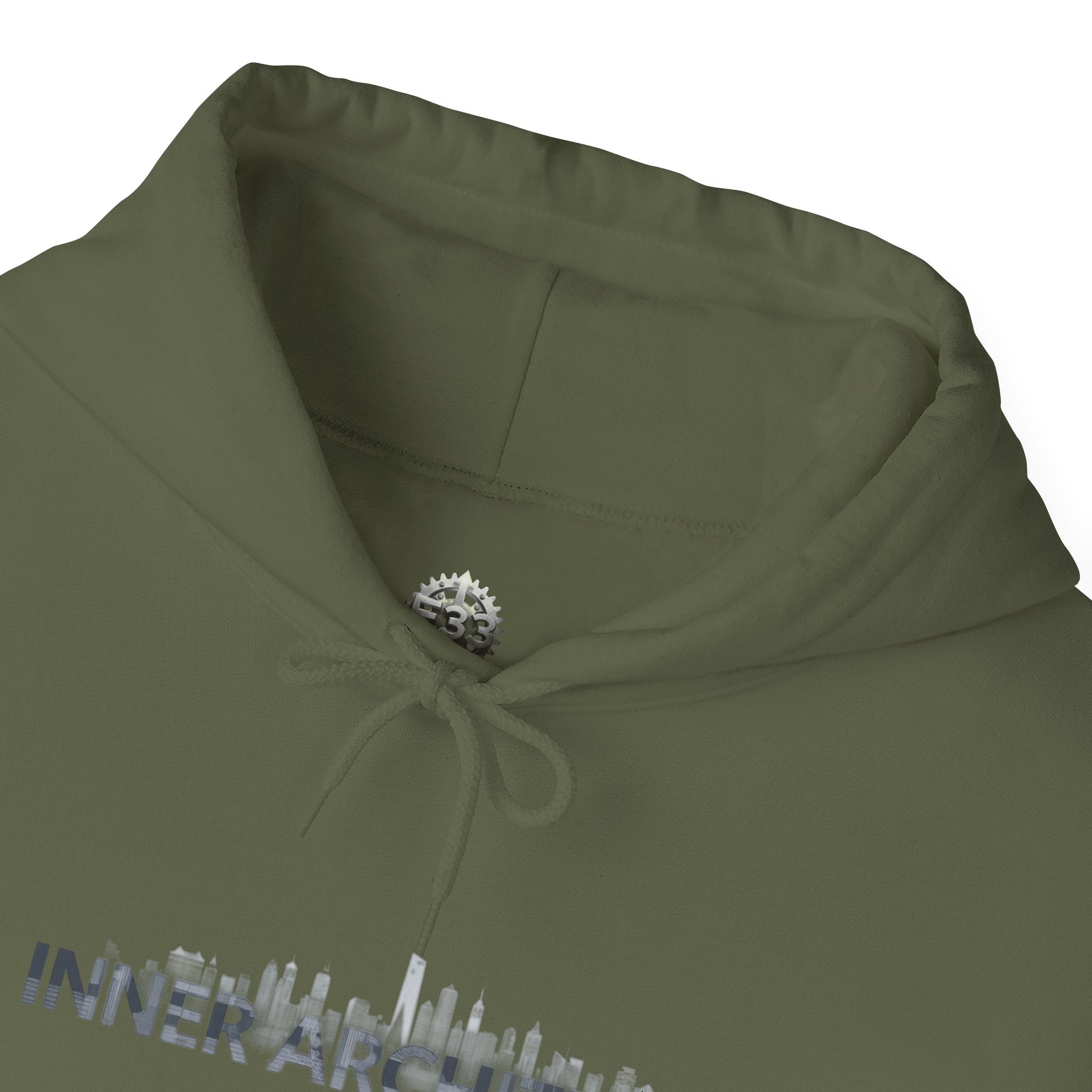 "Inner Architect" Hoodie Sweatshirt- Sleeve Printed Affirmation