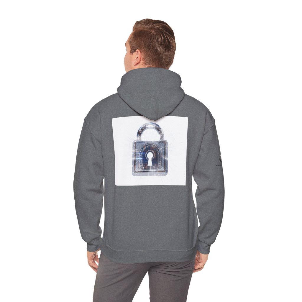 “Source Lock” Hoodie Sweatshirt- Sleeve Print Affirmation