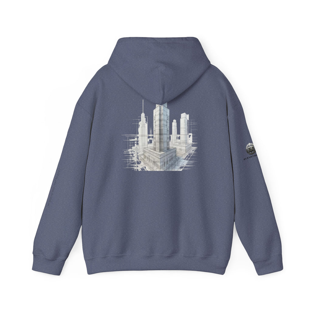 "Inner Architect" Hoodie Sweatshirt- Sleeve Printed Affirmation