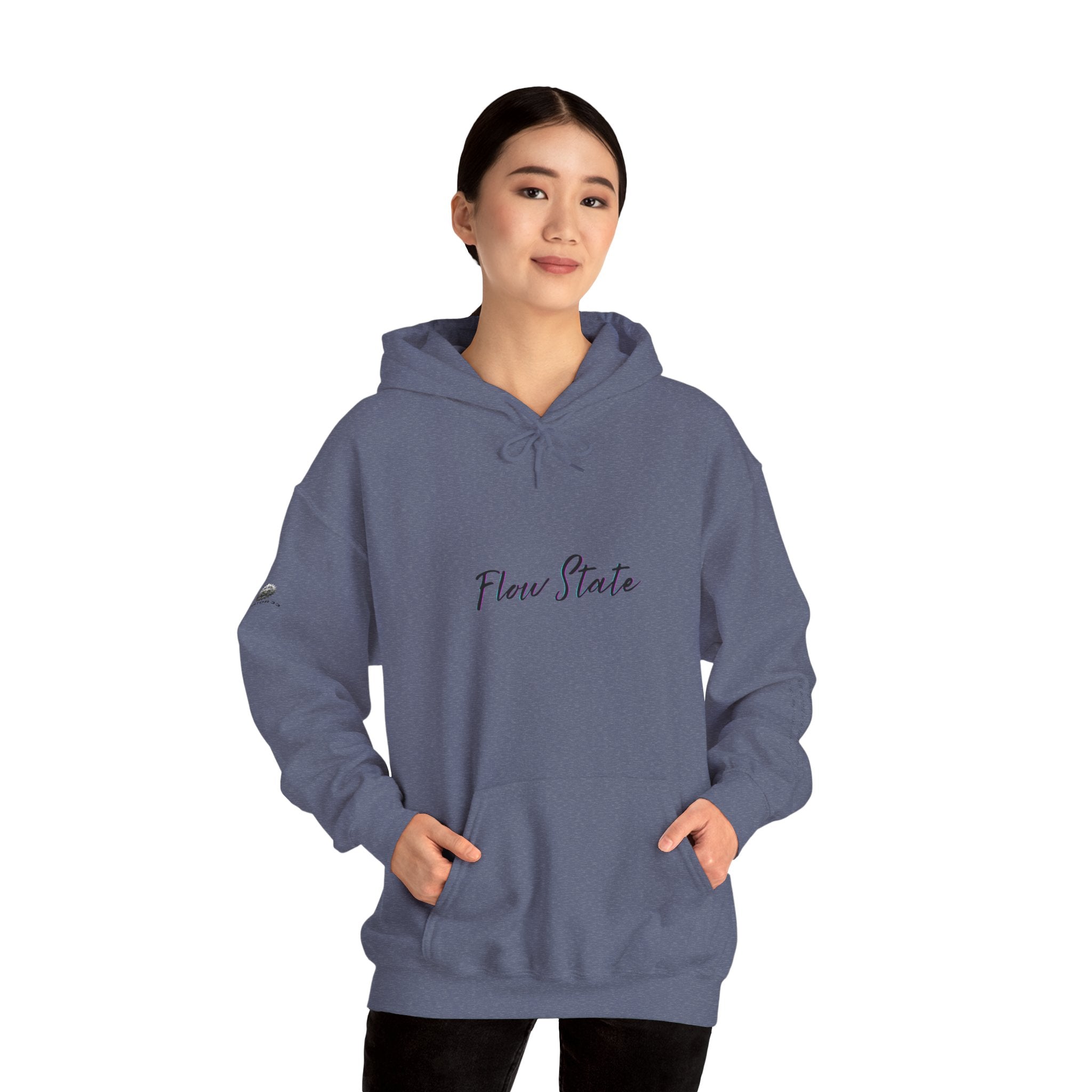 “Flow State” Hoodie- Sleeve Printed Affirmation