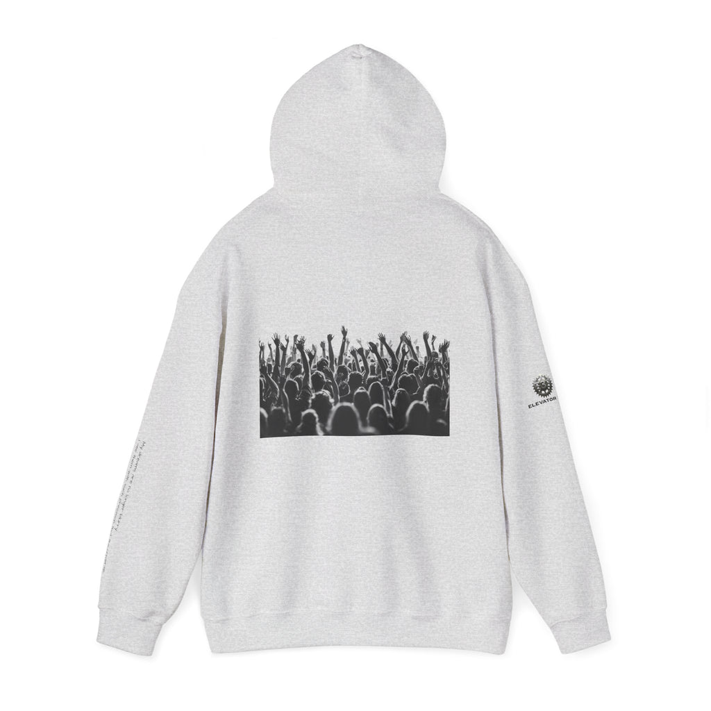 “Graphic Debut” Hoodie- Sleeve Printed Affirmation