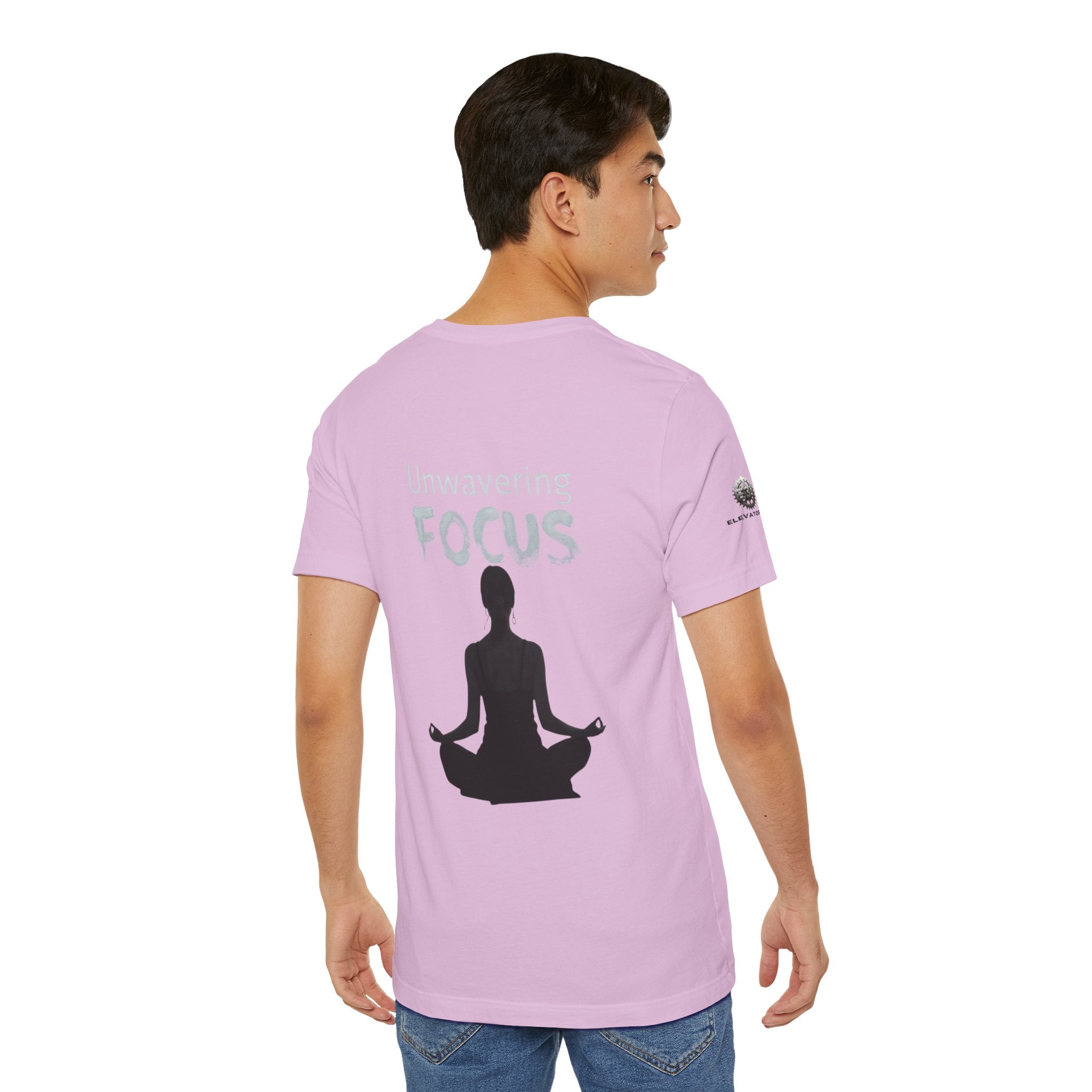 Unwavering Focus Tee — Affirmation Sleeve Graphic T-Shirt