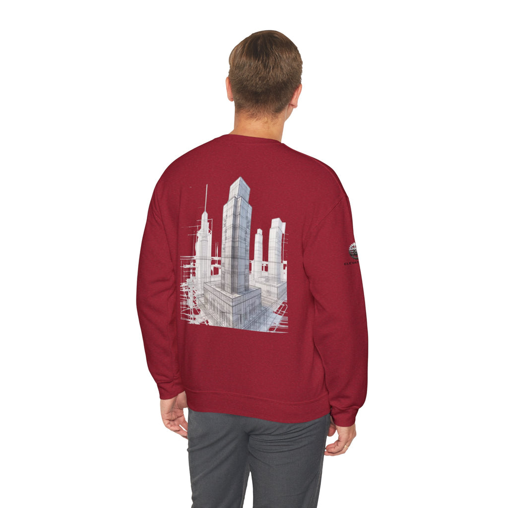 "Inner Architect" Crewneck Sweatshirt- Sleeve Printed Affirmation