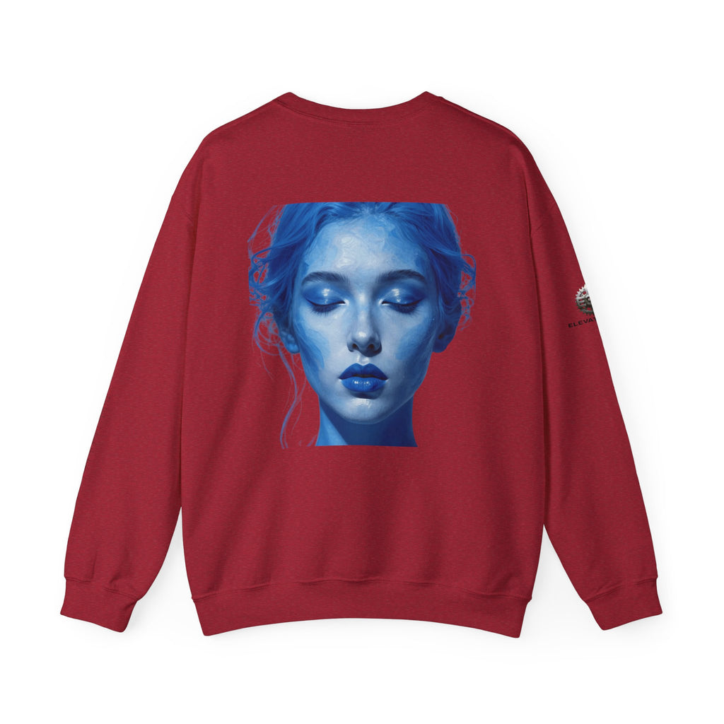 “Flow State” Crewneck Sweatshirt- Sleeve Print Affirmation