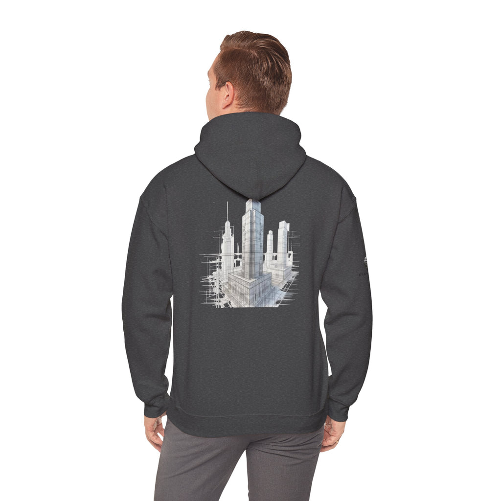 "Inner Architect" Hoodie Sweatshirt- Sleeve Printed Affirmation