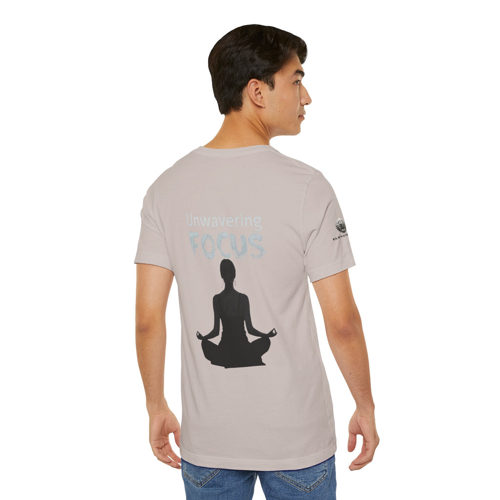 Unwavering Focus Tee — Affirmation Sleeve Graphic T-Shirt
