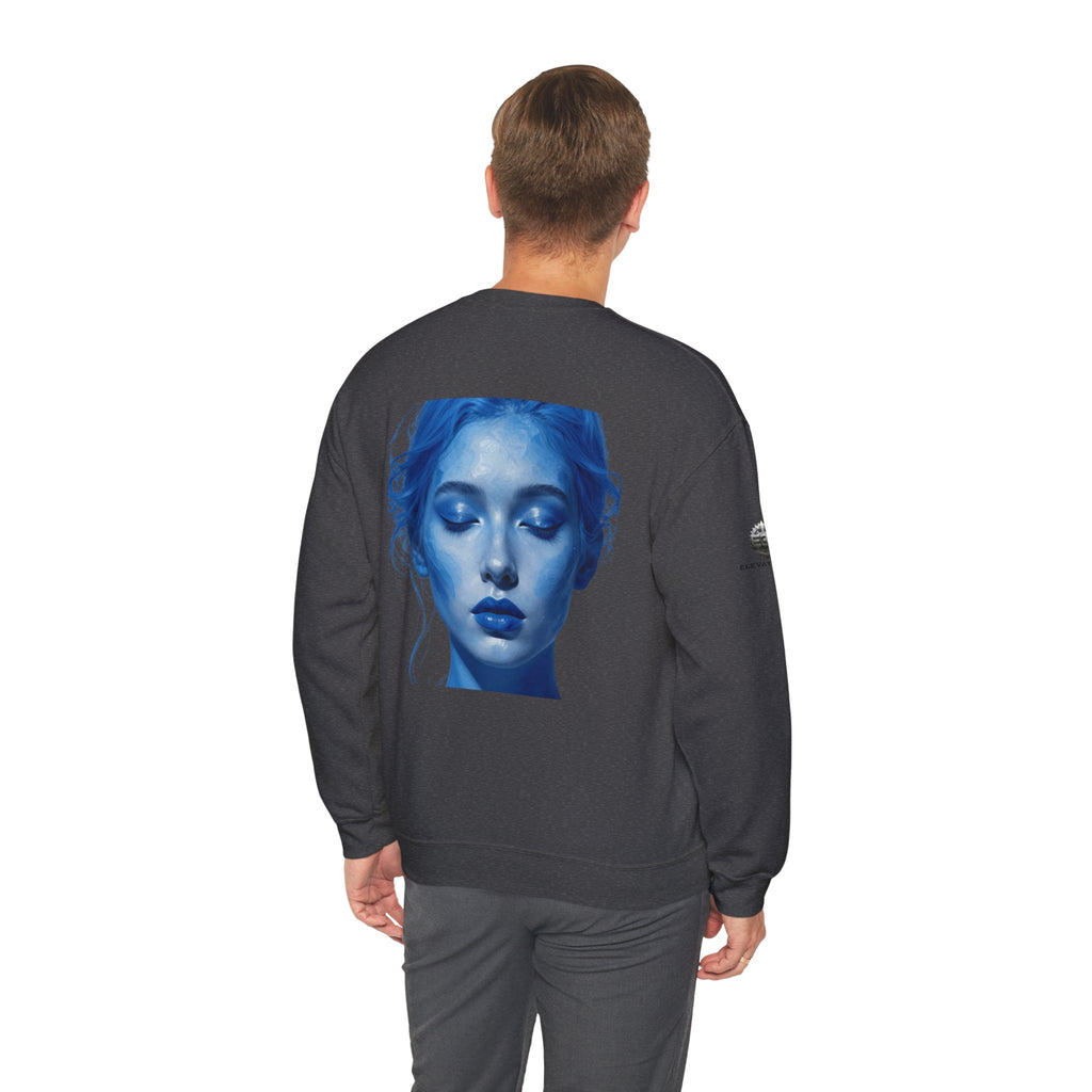 “Flow State” Crewneck Sweatshirt- Sleeve Print Affirmation